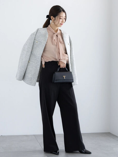 Te chichi「【セレモニーアイテム】ベルト付ワイドパンツ（セットアップ可）」|その他|