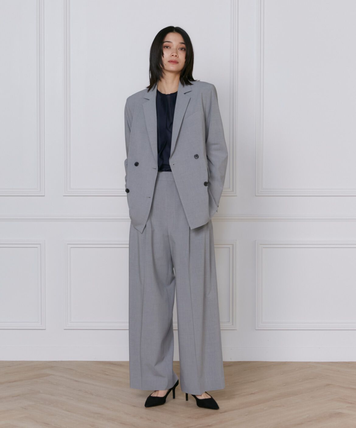 INED「TRストレッチツータックワイドパンツ」|その他|