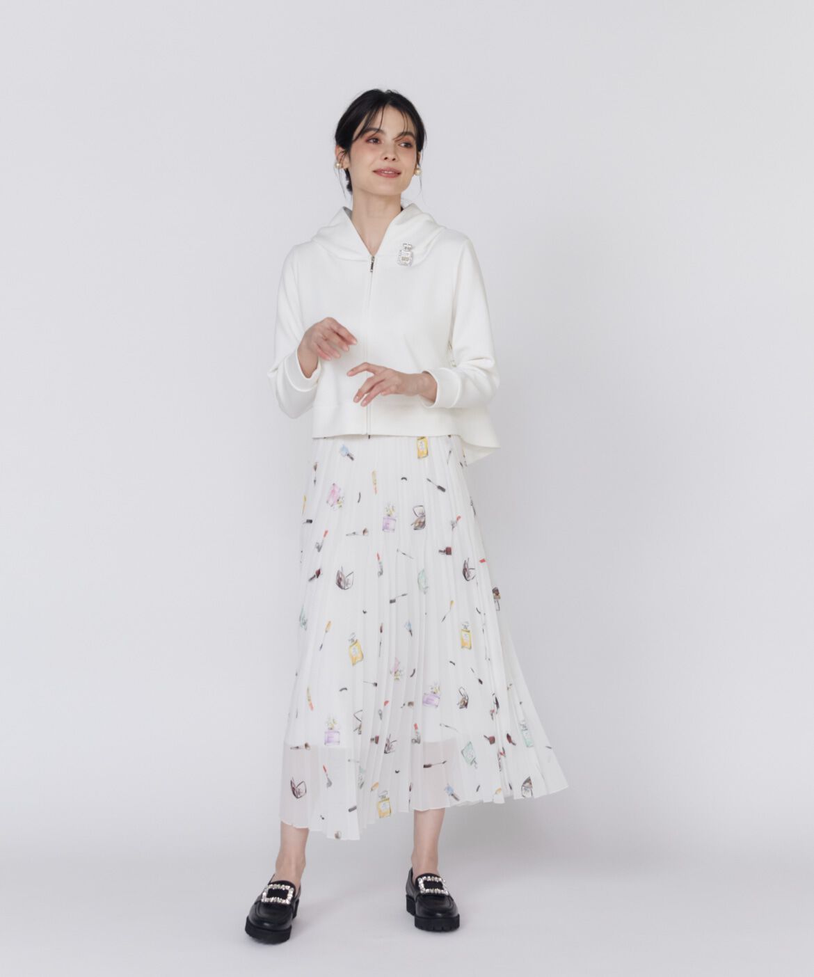 Maglie le cassetto「コスメプリーツスカート《Viscotecs》」|スカート|