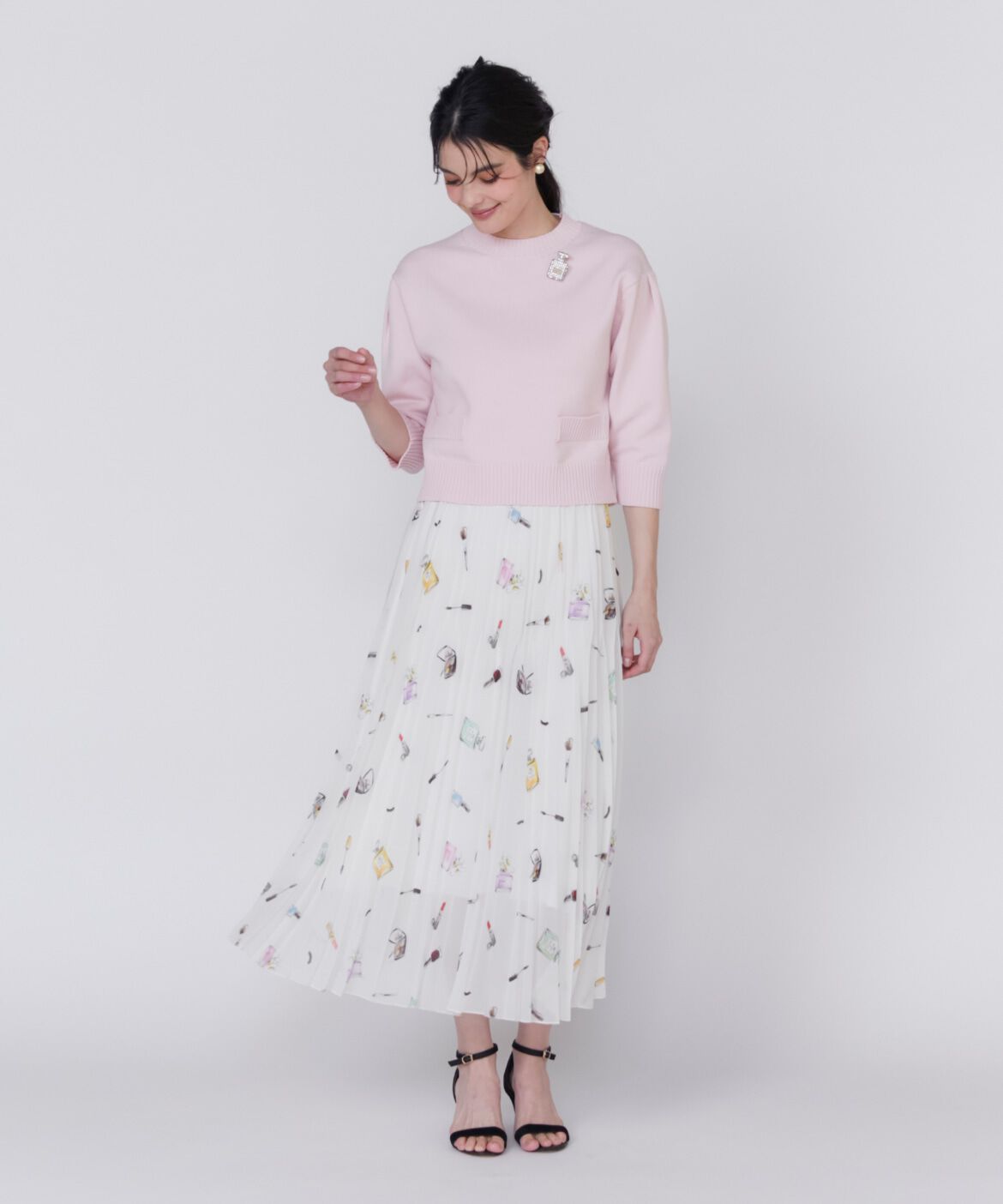 Maglie le cassetto「コスメプリーツスカート《Viscotecs》」|スカート|