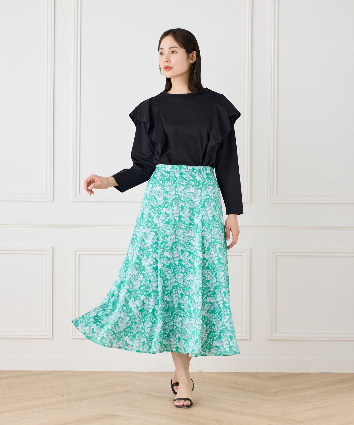 7-IDconcept.「フレアー切替プルオーバー」|Tシャツ・カットソー|