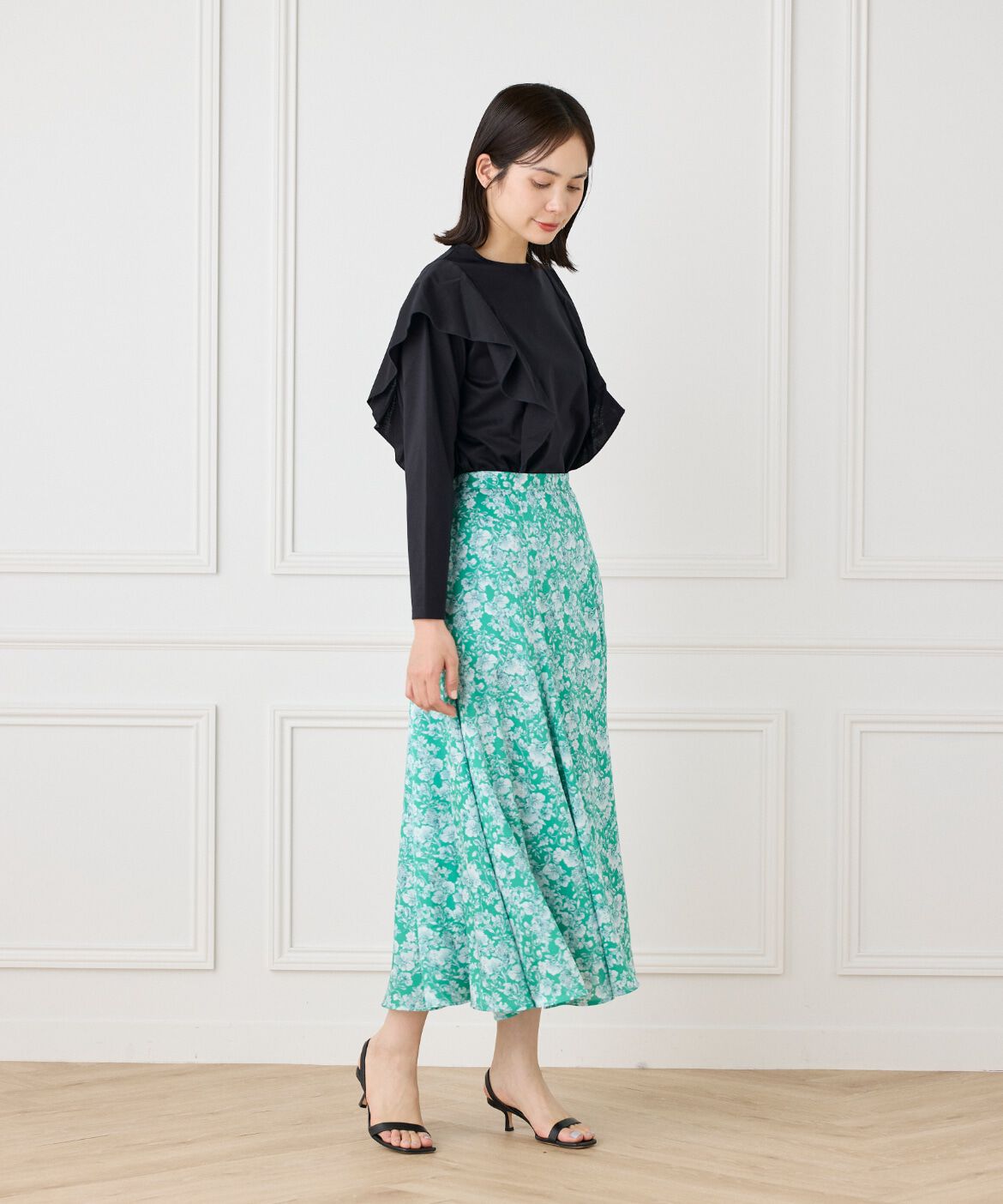 7-IDconcept.「フレアー切替プルオーバー」|Tシャツ・カットソー|