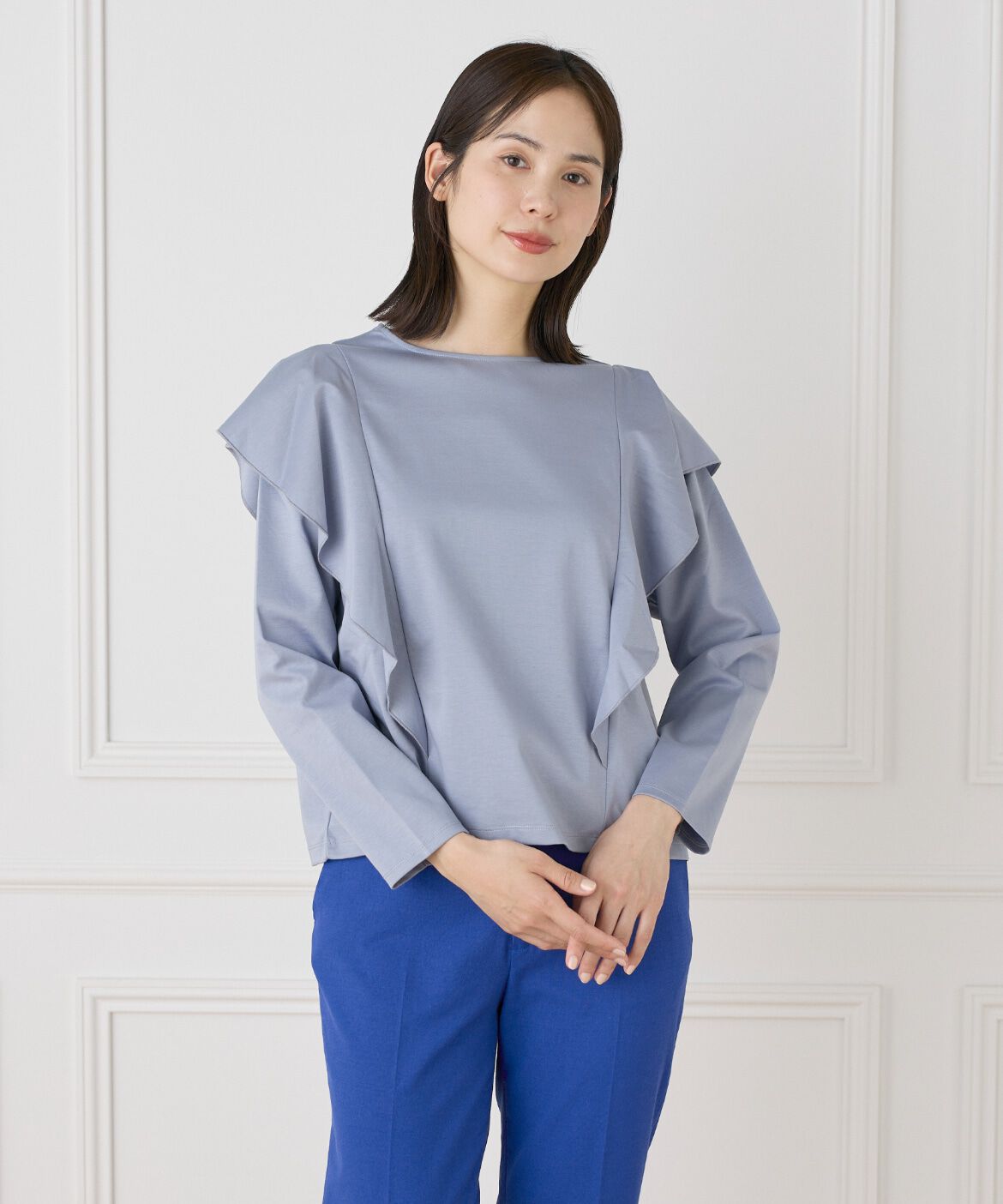 7-IDconcept.「フレアー切替プルオーバー」|Tシャツ・カットソー|