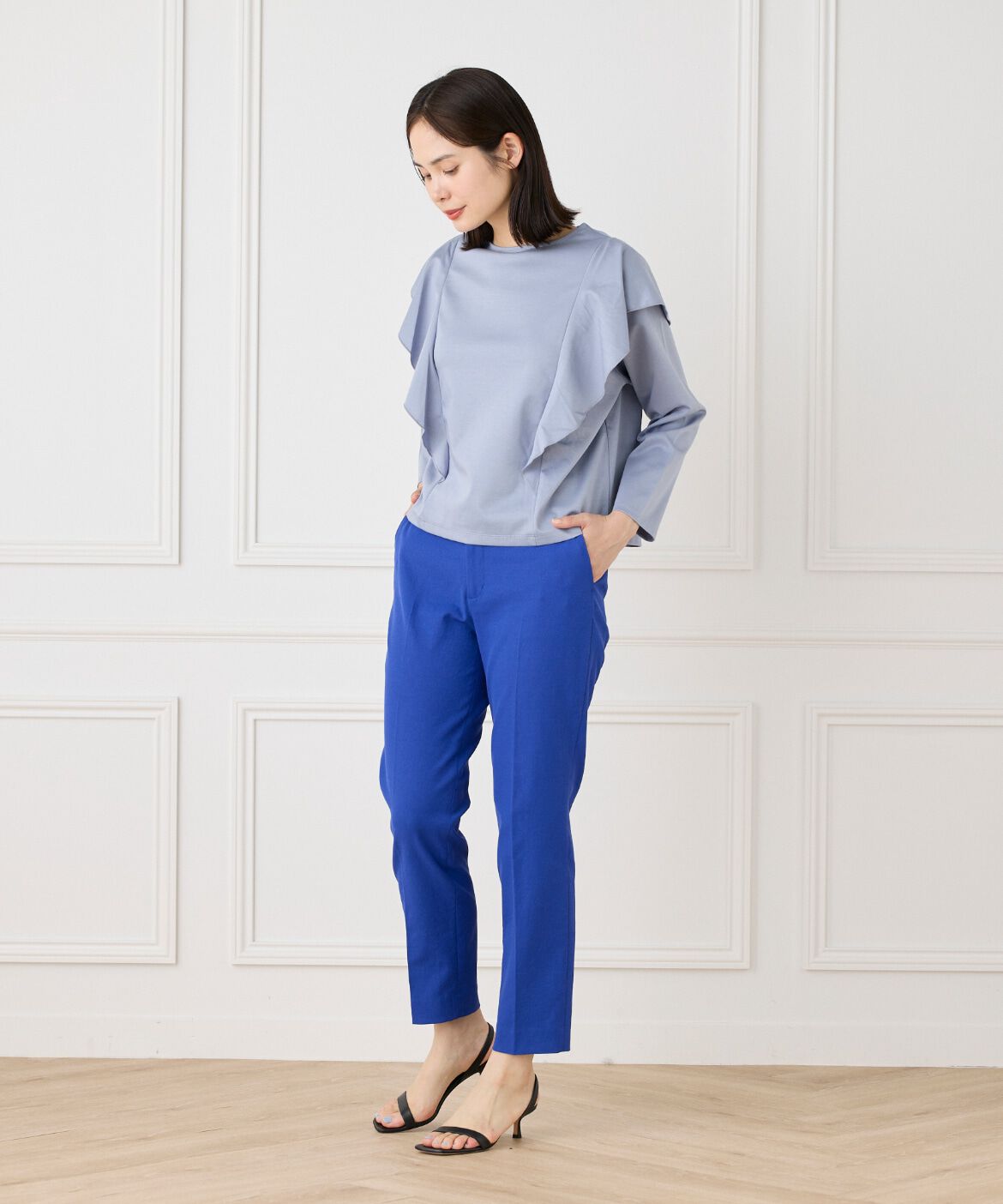 7-IDconcept.「フレアー切替プルオーバー」|Tシャツ・カットソー|