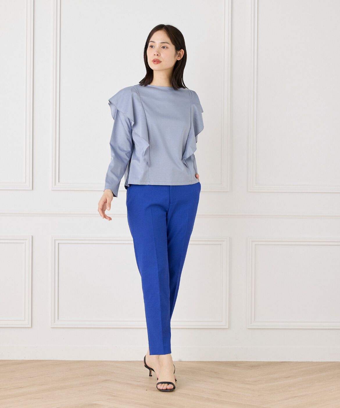 7-IDconcept.「フレアー切替プルオーバー」|Tシャツ・カットソー|