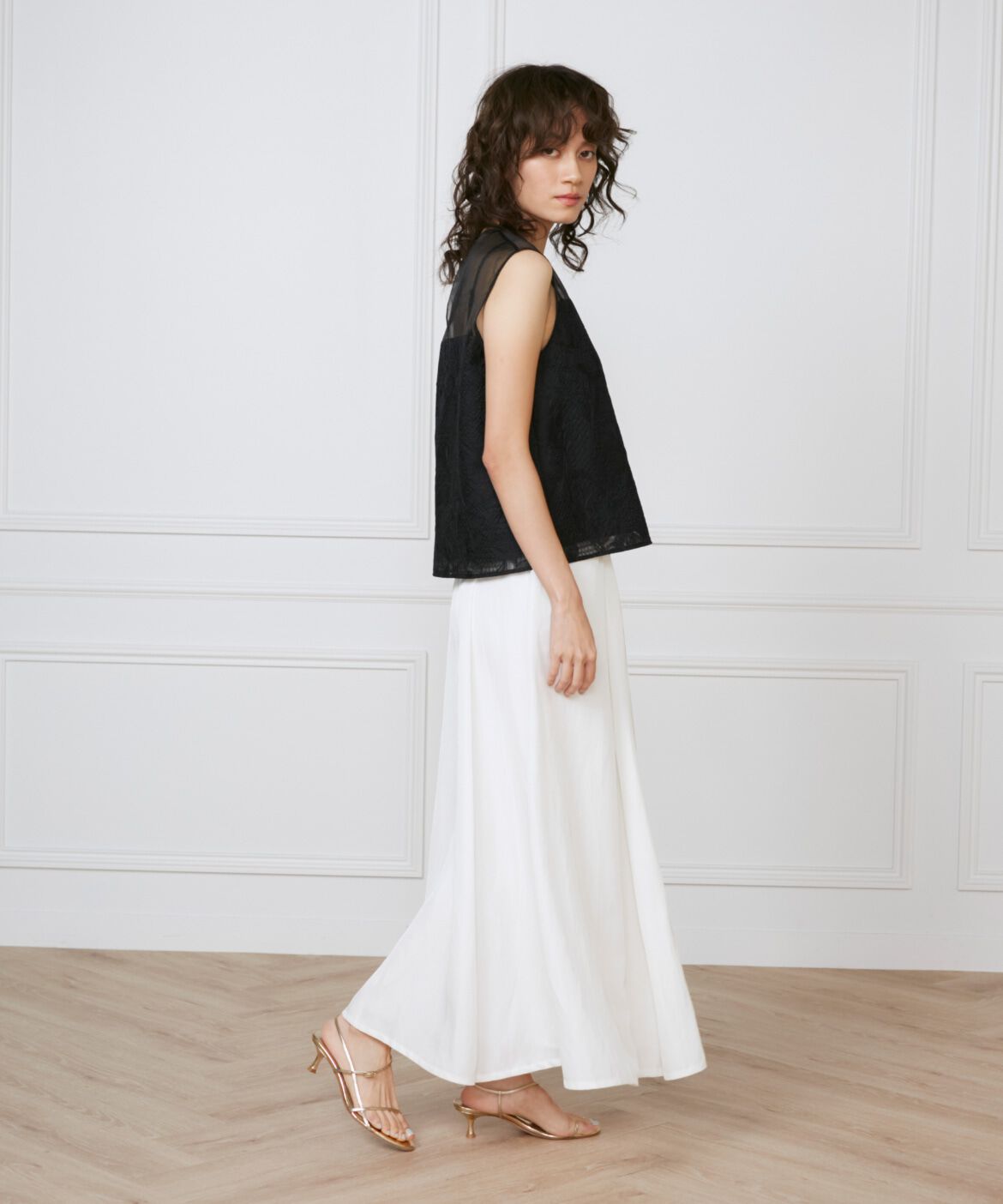 INED「オーガンジーブラウス《la veille by SUPERIOR CLOSET》」|シャツ・ブラウス|