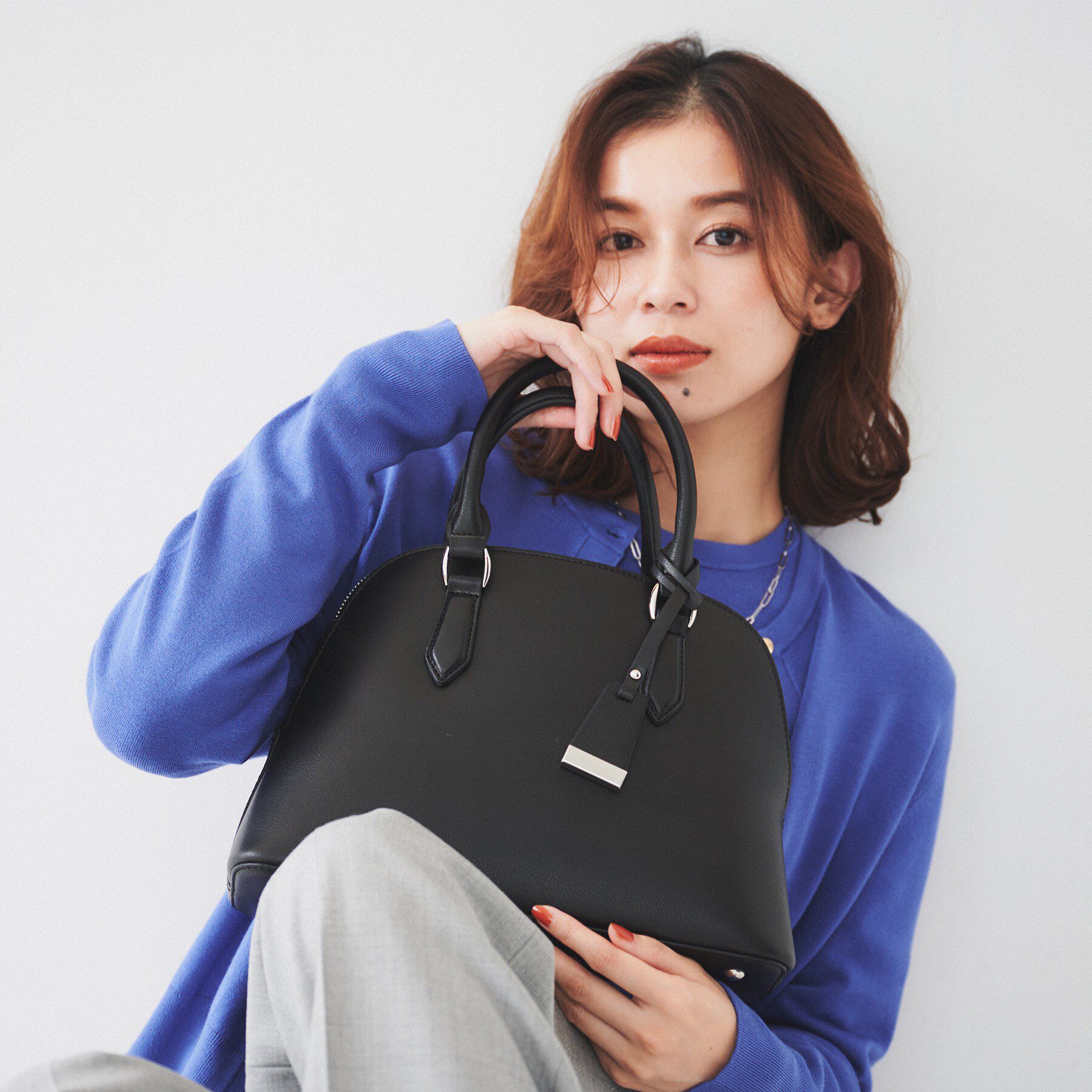 UNTITLED「【追加8/名品】2WAYポケットボストンバッグ」|ハンドバッグ|