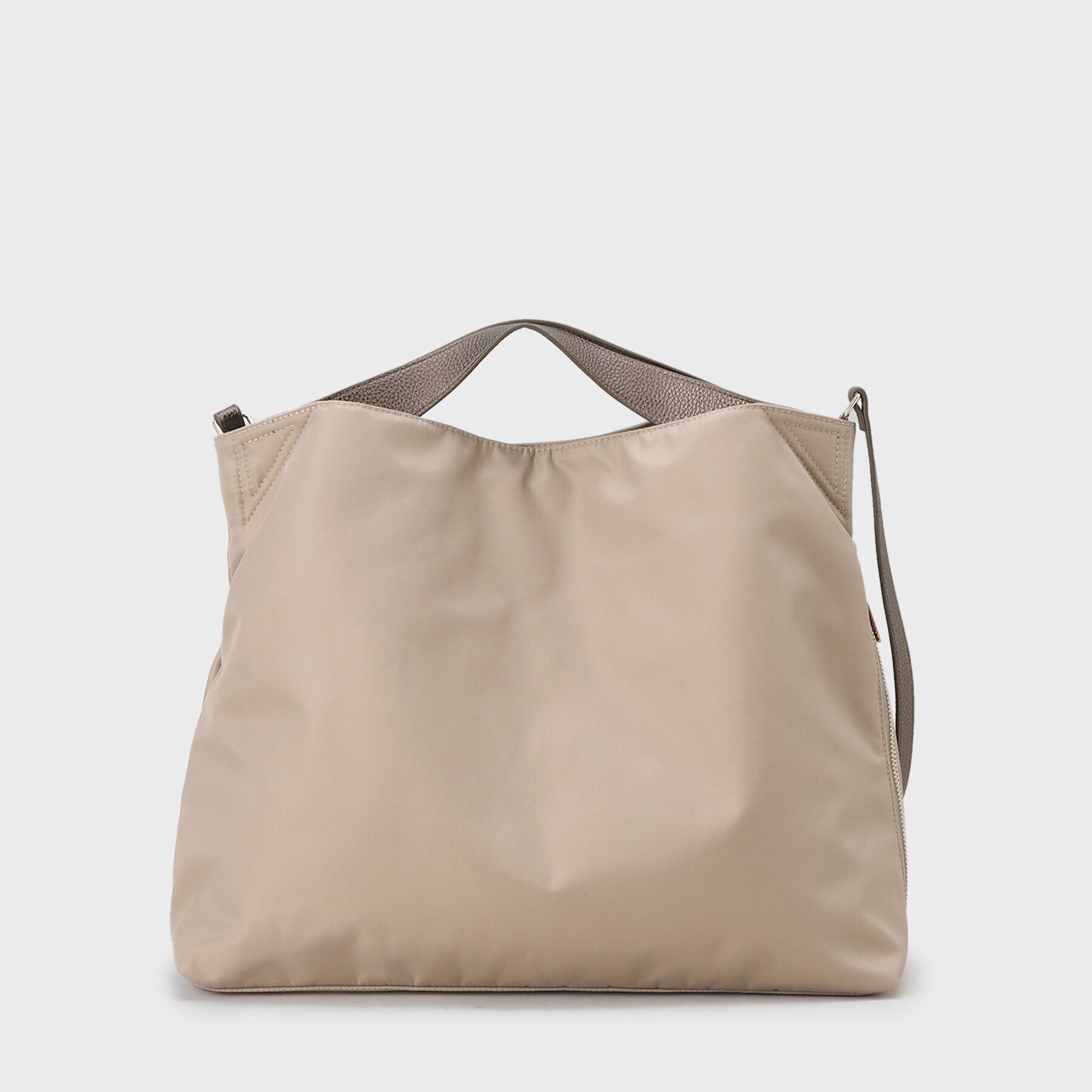 UNTITLED「【軽量/大容量】ナイロンビッグトート」|トートバッグ|ベージュ(552)