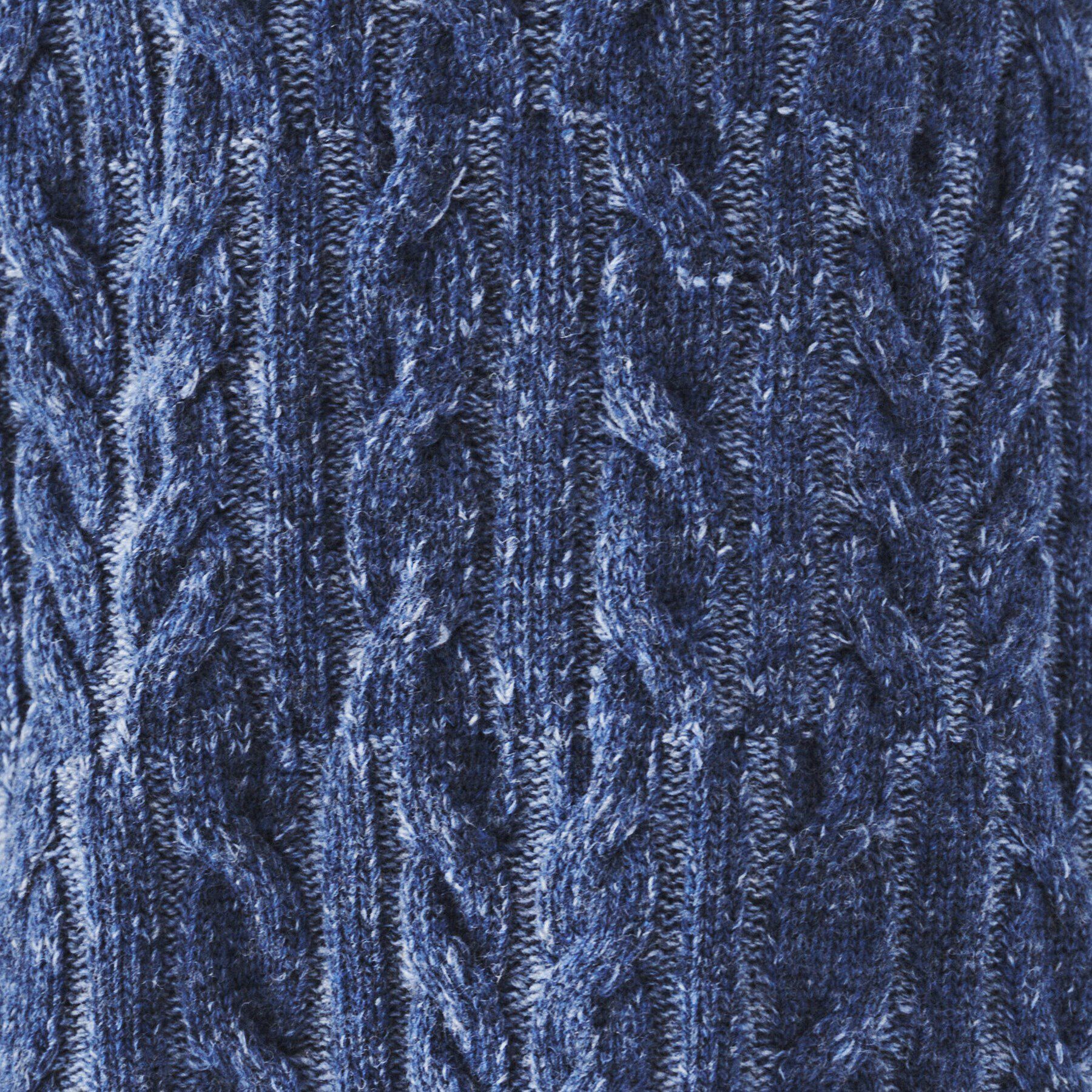 UNTITLED「【日本製/すっきり丈/トラッド】ラムウール ケーブルニット」|ニット・セーター|