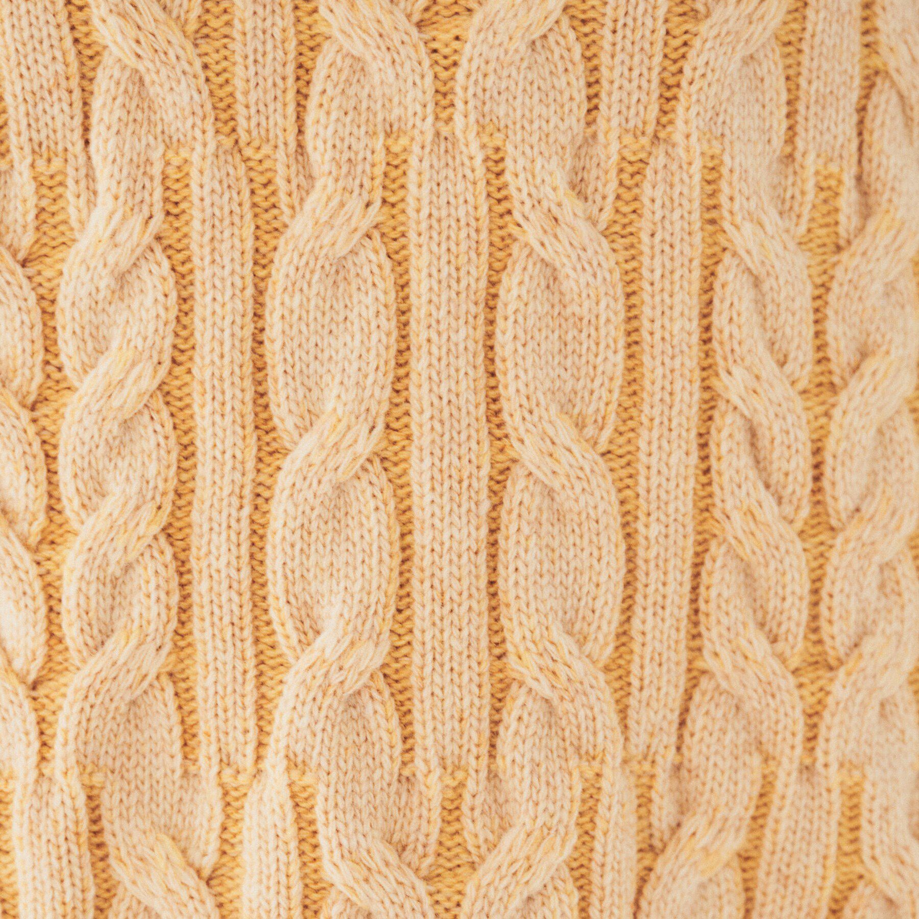 UNTITLED「【日本製/すっきり丈/トラッド】ラムウール ケーブルニット」|ニット・セーター|