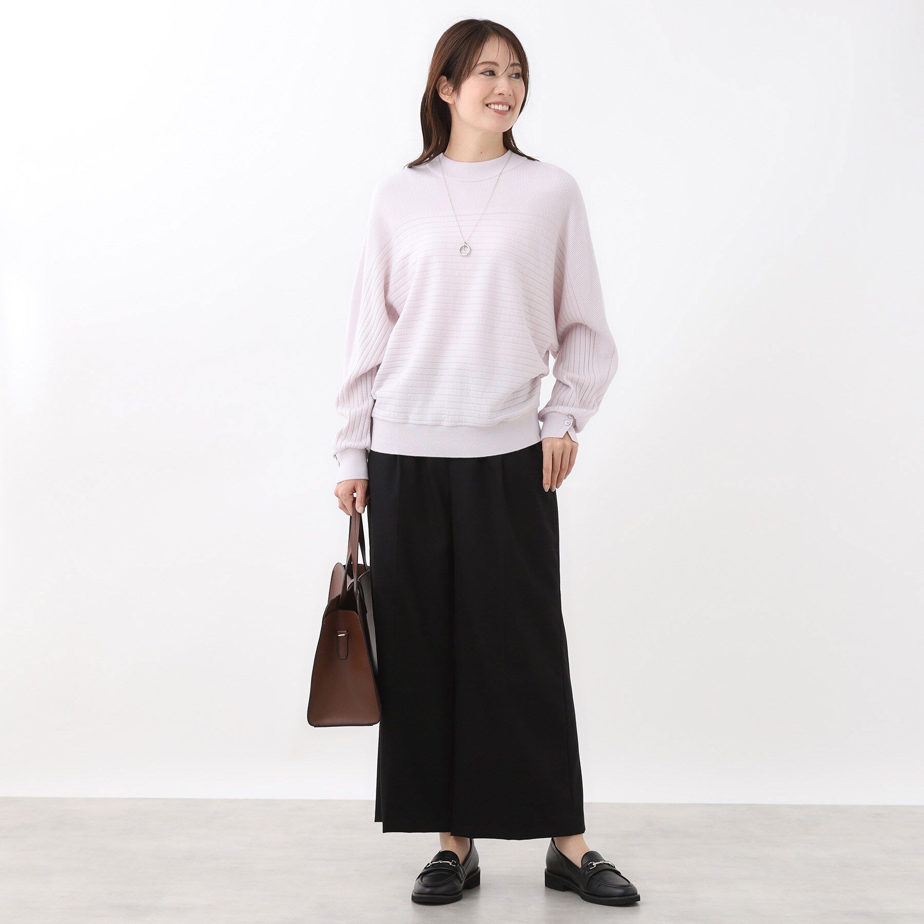 Reflect「【腰周りすっきり◎】ワイドクロップドパンツ」|その他|