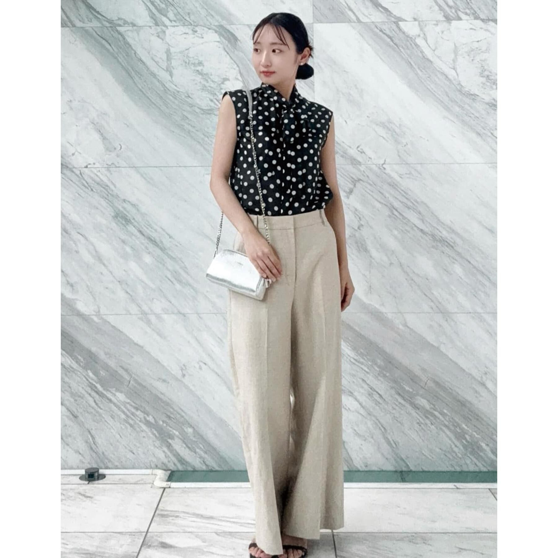 DRESSTERIOR「【美シルエット／洗える】リネンブレンドワイドパンツ」|その他|