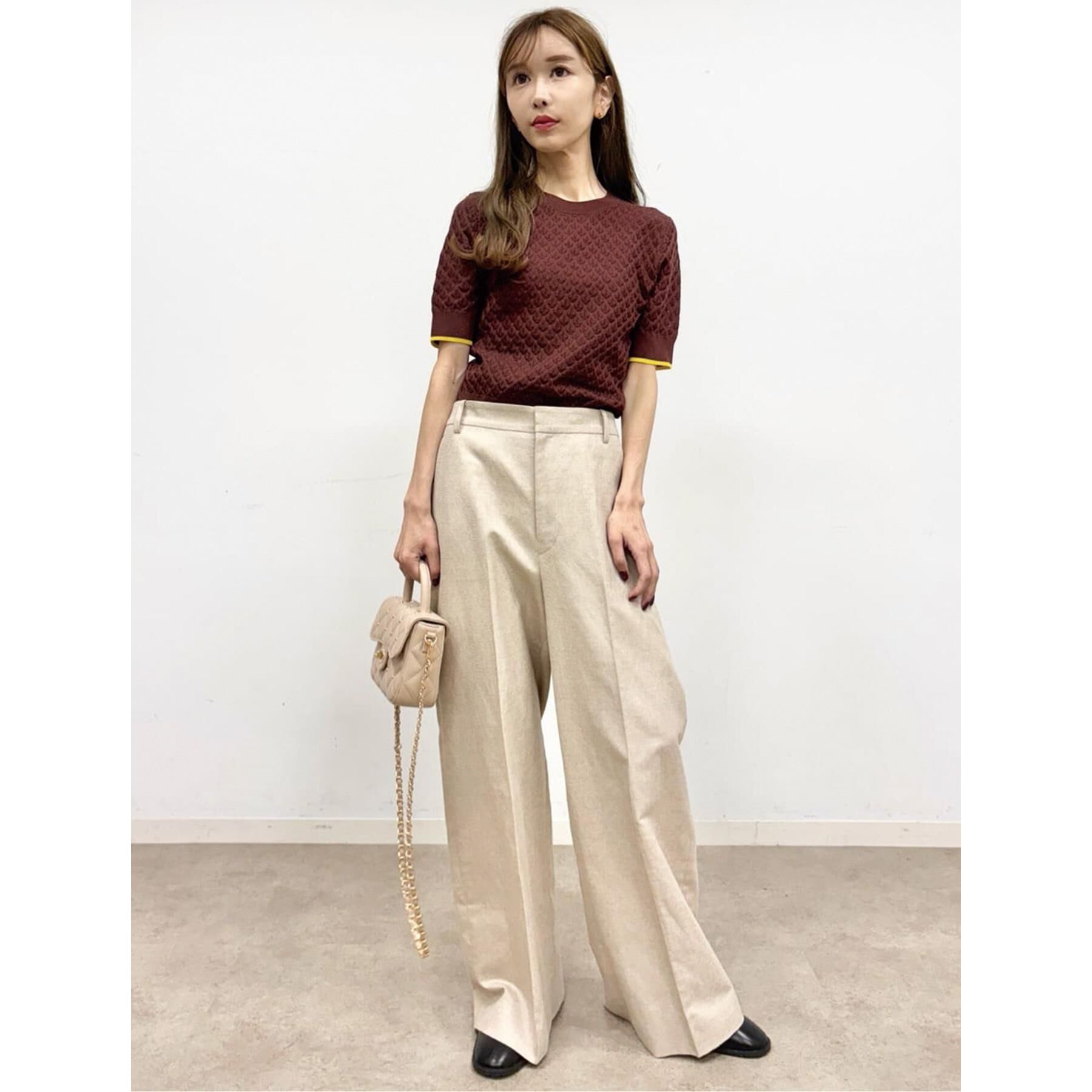 DRESSTERIOR「【美シルエット／洗える】リネンブレンドワイドパンツ」|その他|