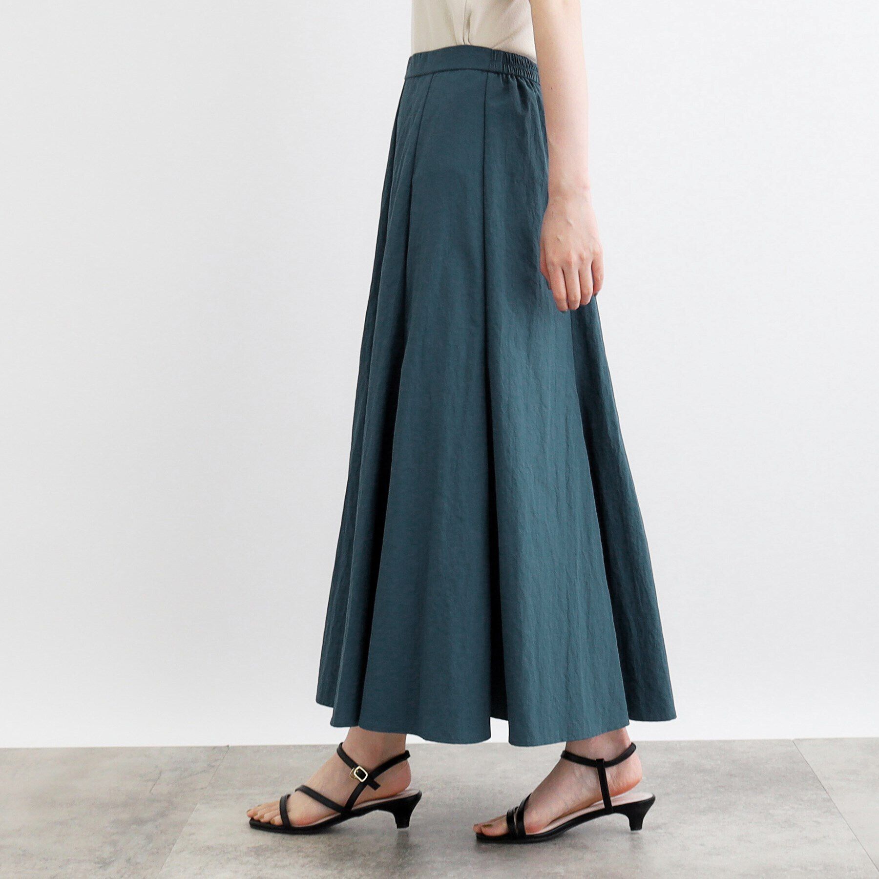 grove「ナイロンワッシャーボリュームスカート」|スカート|