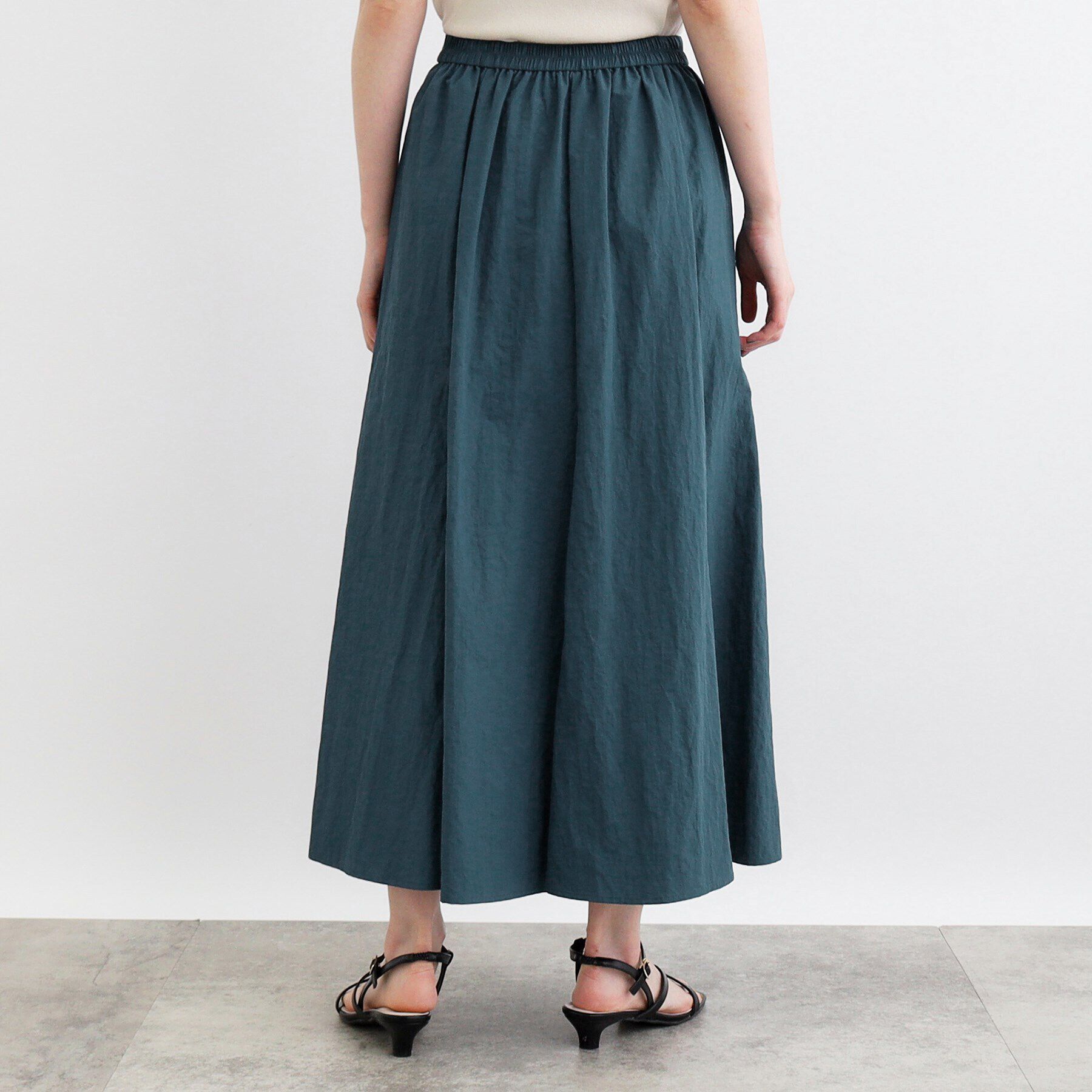 grove「ナイロンワッシャーボリュームスカート」|スカート|