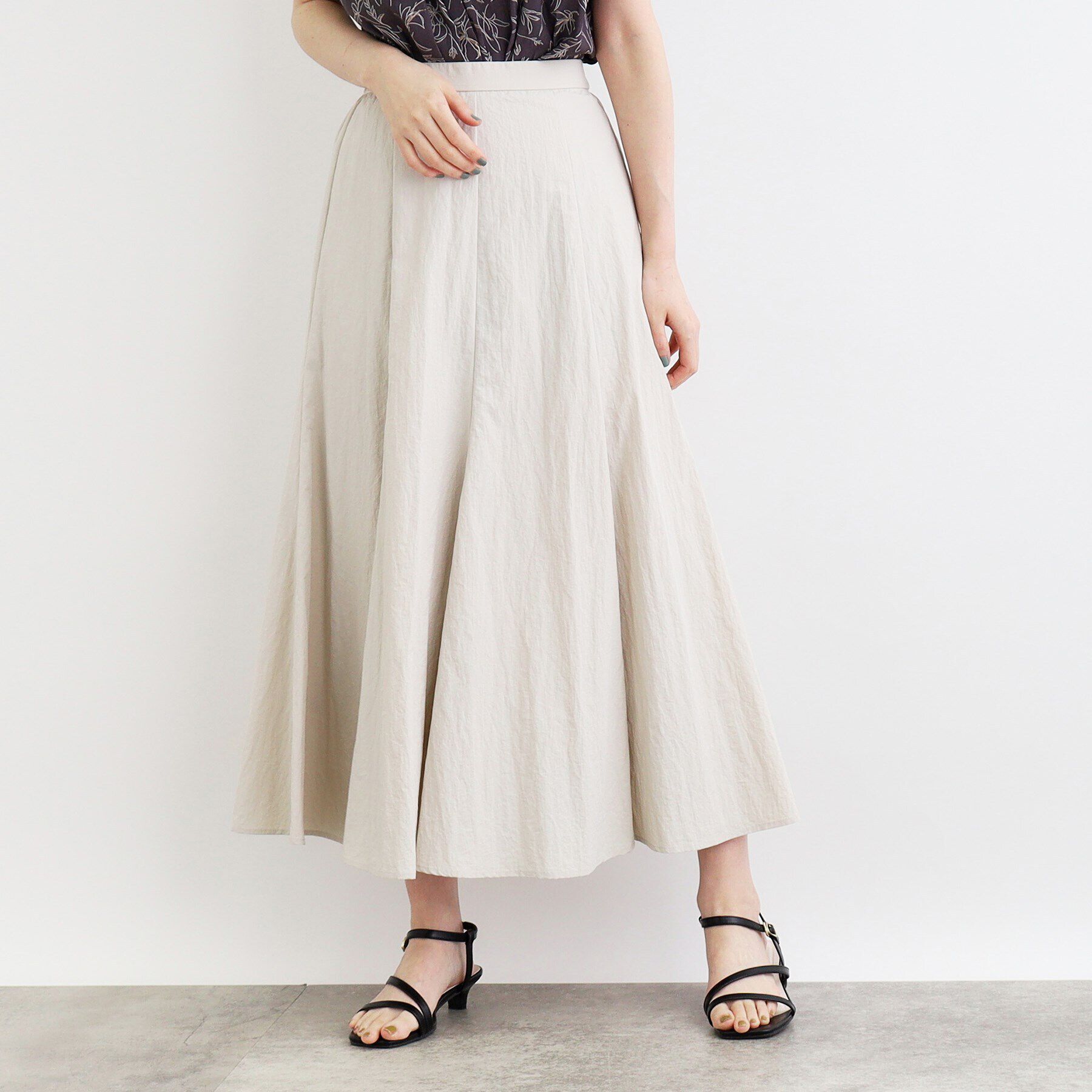 grove「ナイロンワッシャーボリュームスカート」|スカート|