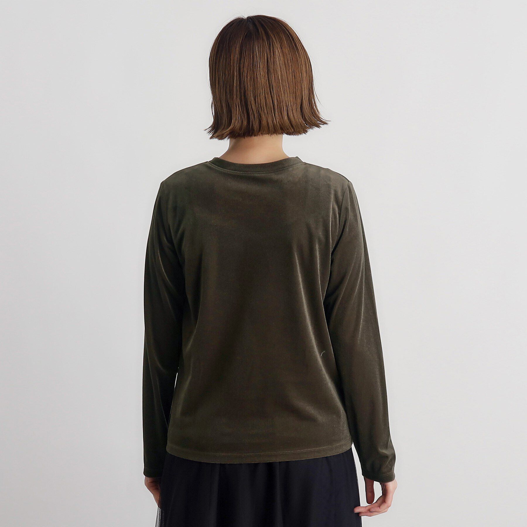 grove「シアーカットベロアロンT」|Tシャツ・カットソー|