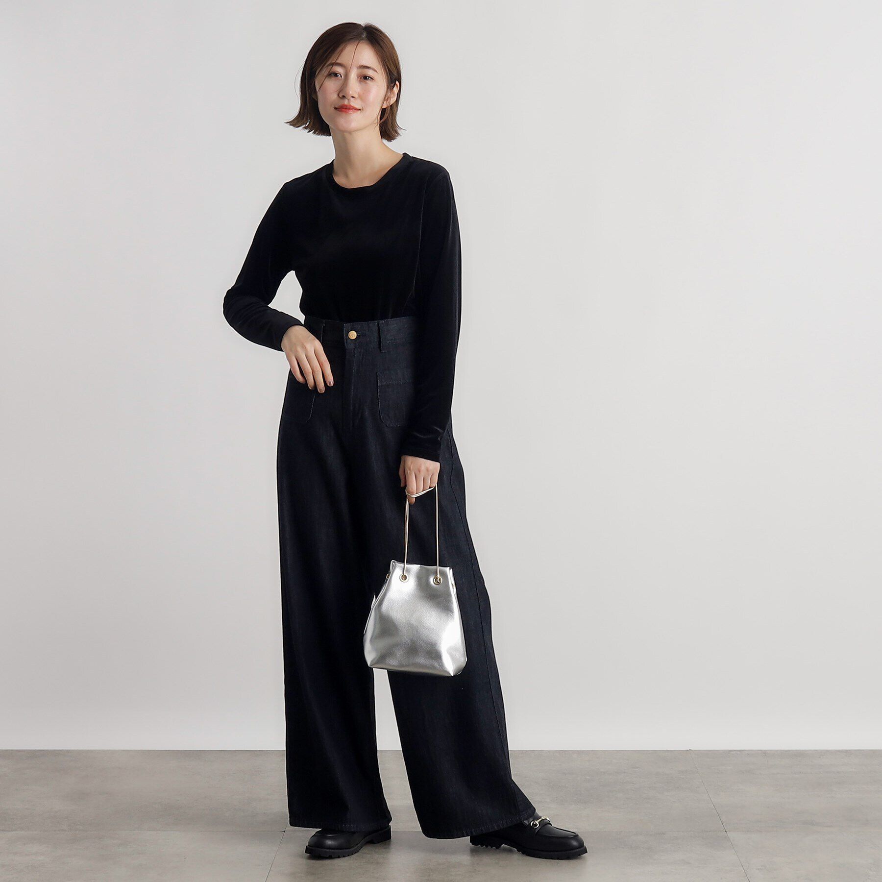 grove「シアーカットベロアロンT」|Tシャツ・カットソー|