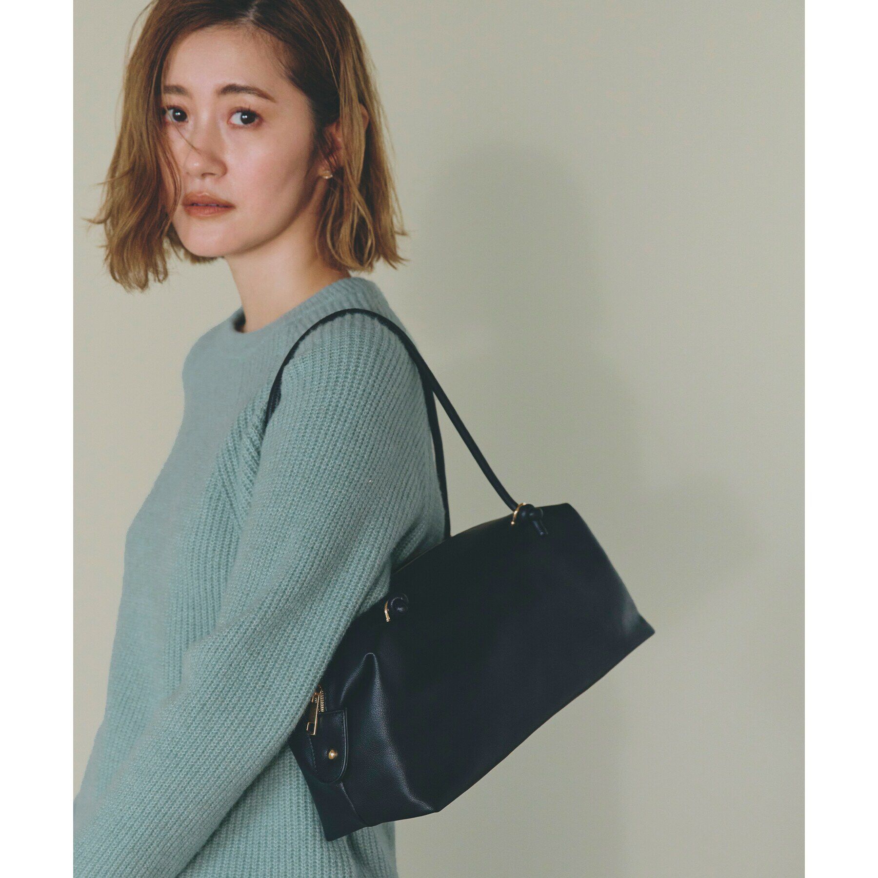 grove「ロープノットロングハンドルボストン」|ハンドバッグ|