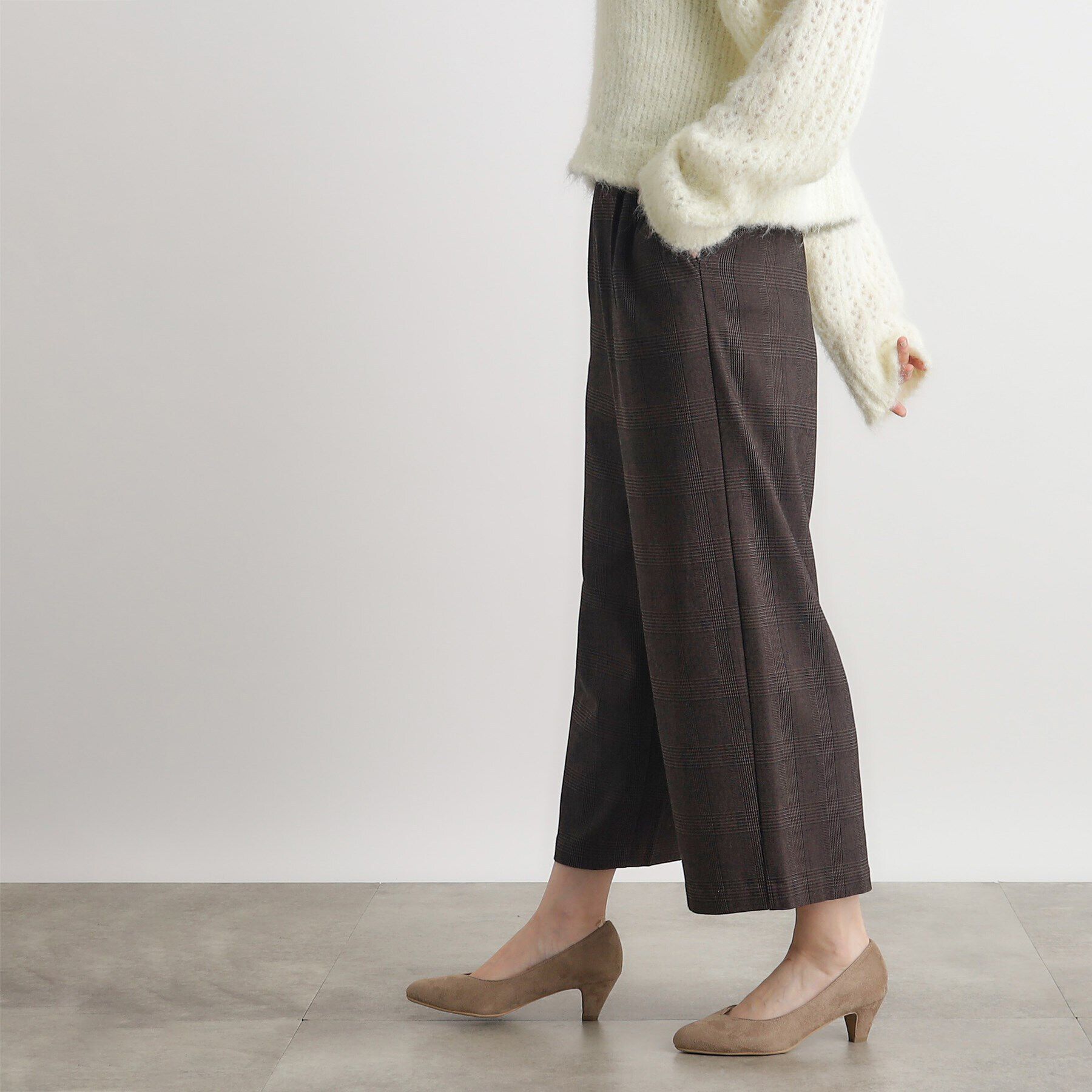 grove「【多機能】裏起毛ハイパーストレッチワイドパンツ」|その他|