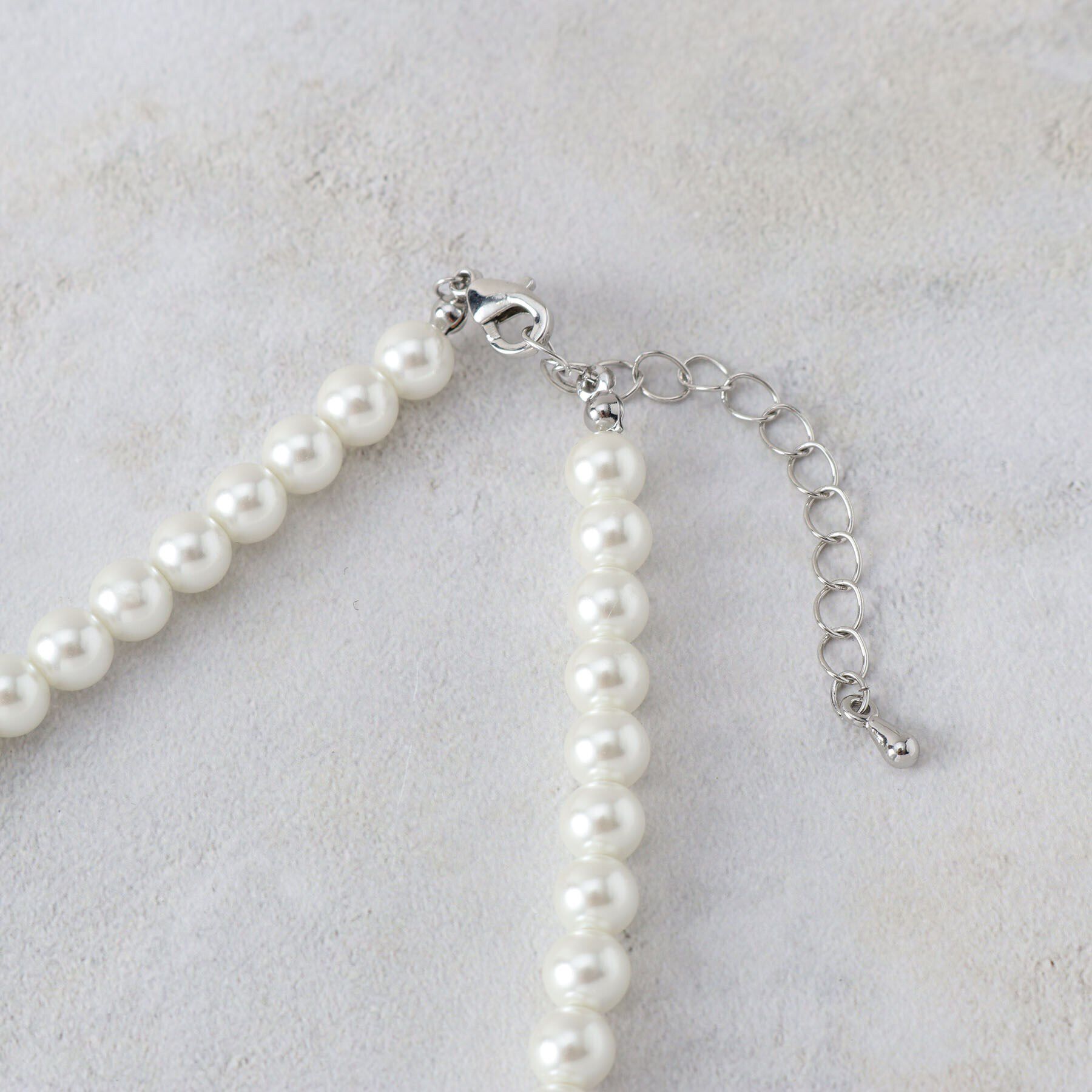 grove「ガラスパールネックレス【入卒対応可】」|ネックレス|