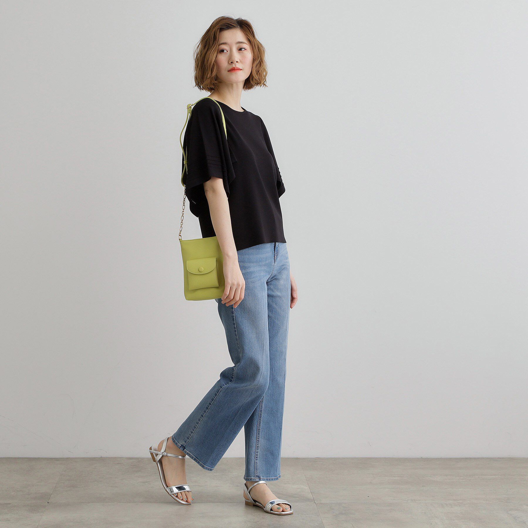 grove「クルミポケットサイドチェーンミニショルダー」|ショルダー・メッセンジャー|