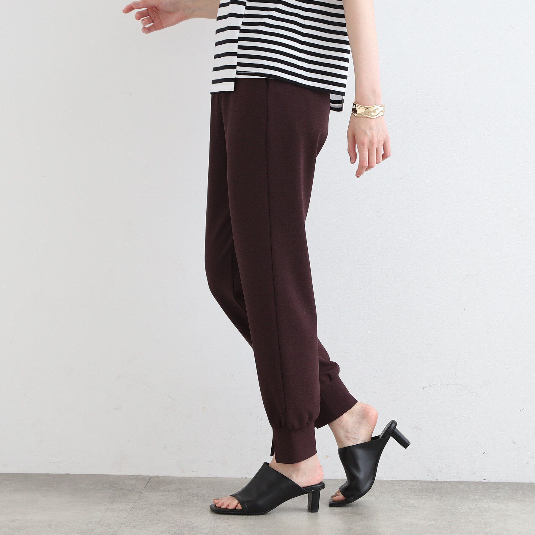 INDIVI「【洗える／UVケア／トレンド】ジョグパンツ」|その他|