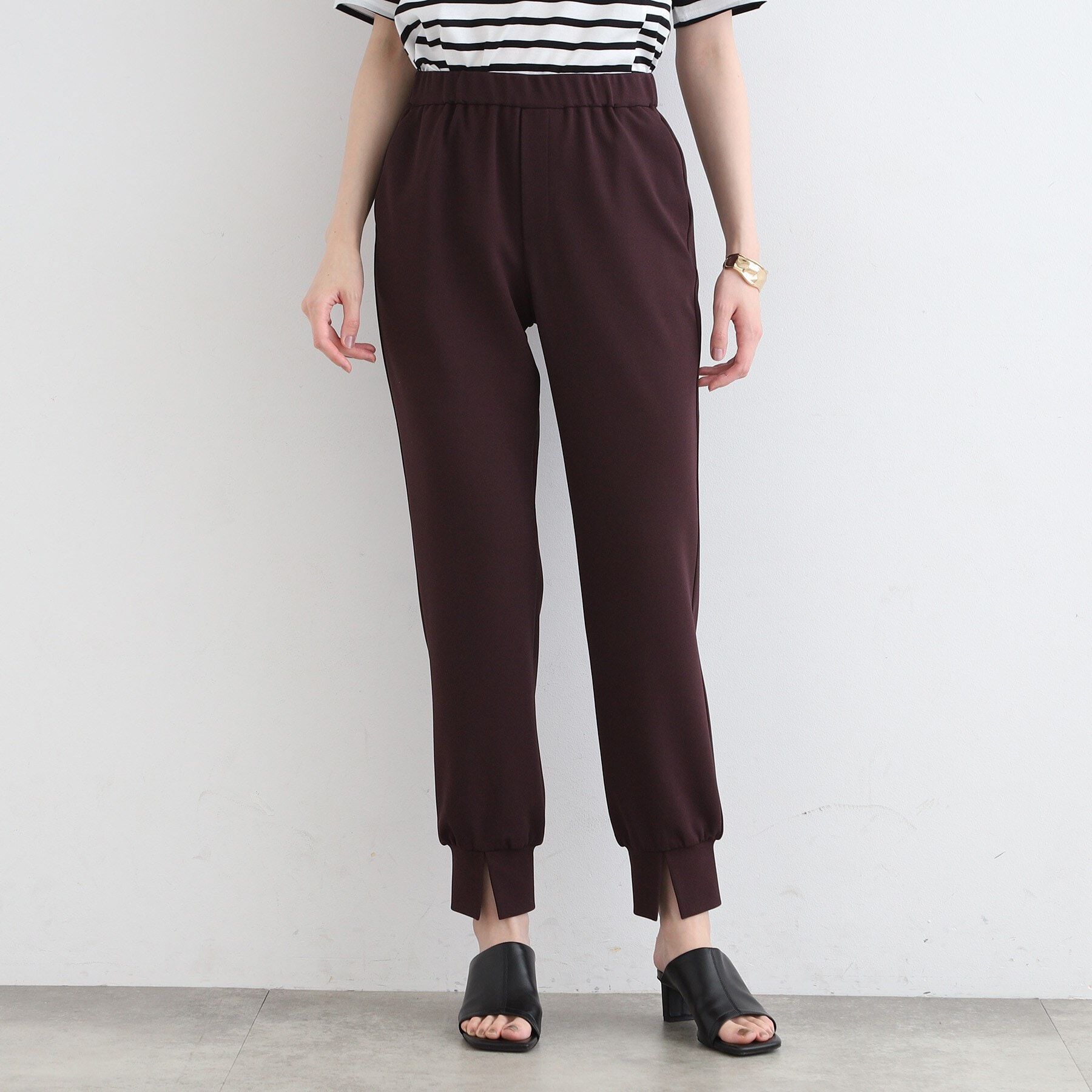 INDIVI「【洗える／UVケア／トレンド】ジョグパンツ」|その他|