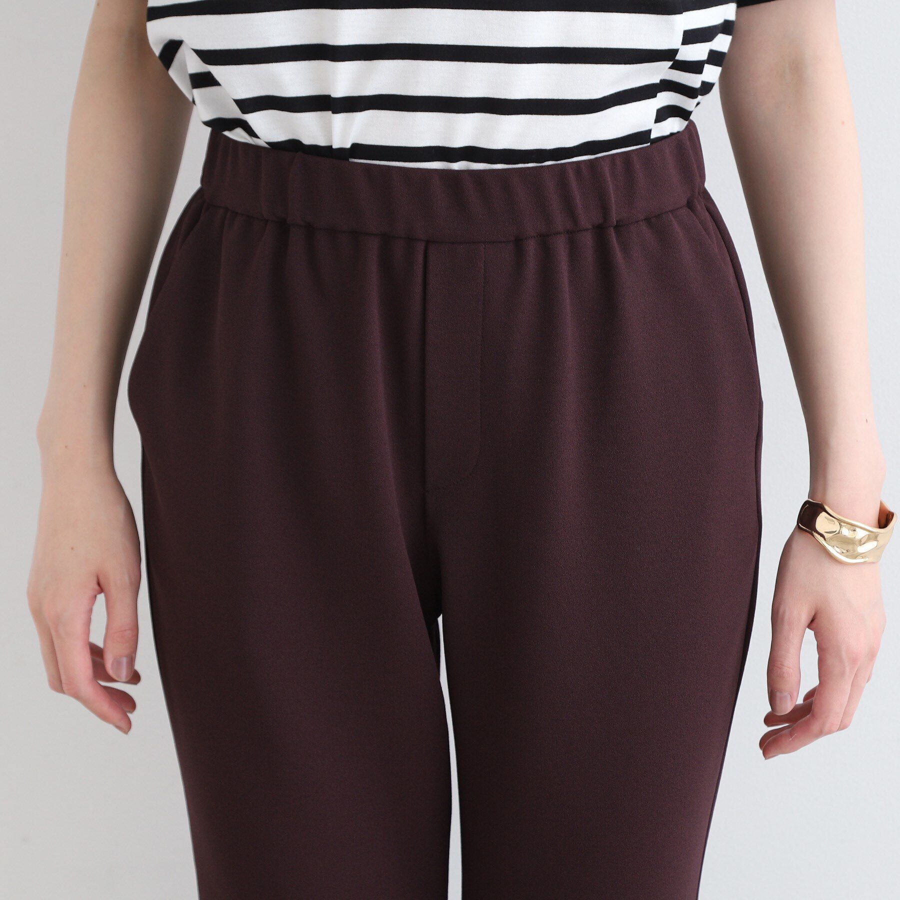 INDIVI「【洗える／UVケア／トレンド】ジョグパンツ」|その他|