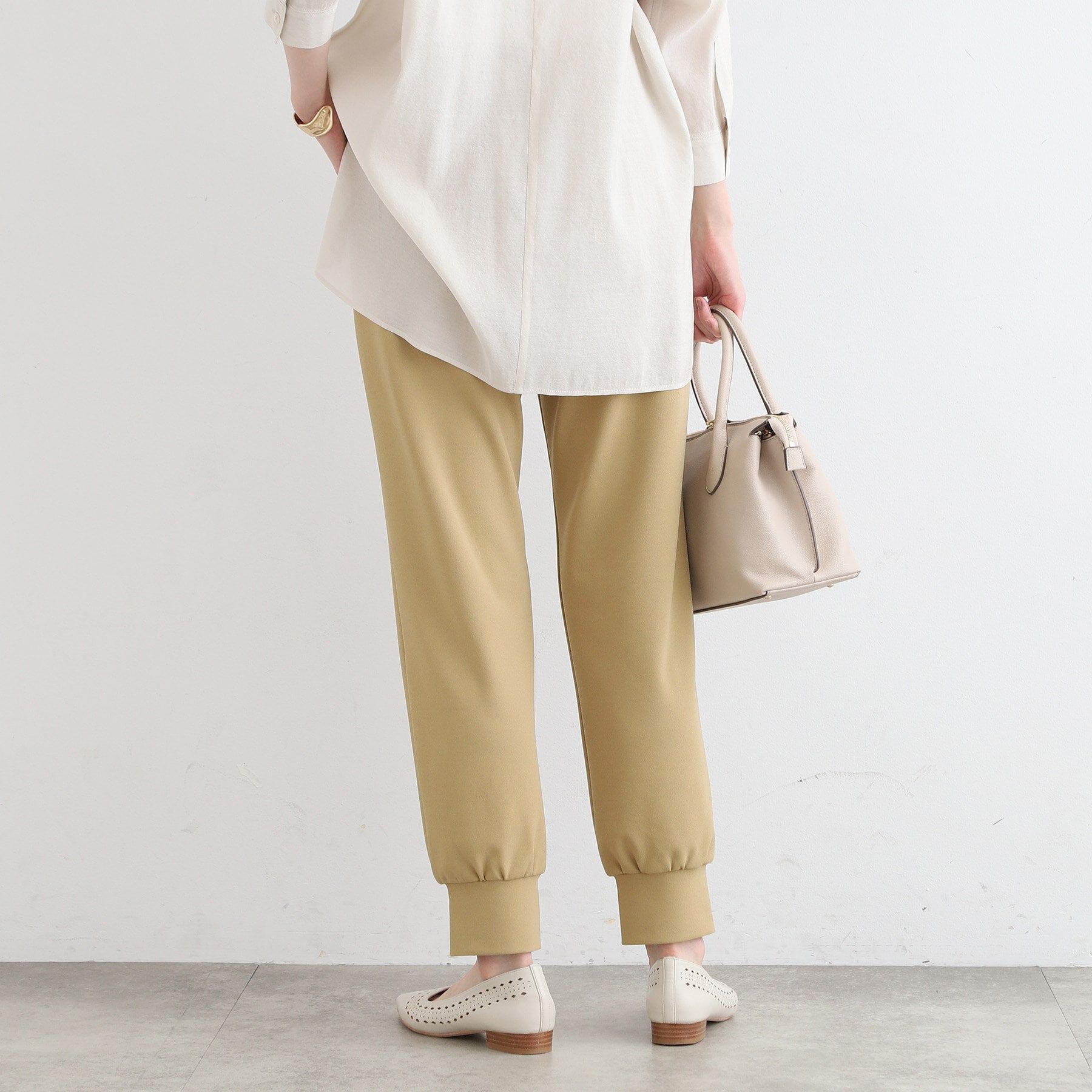 INDIVI「【洗える／UVケア／トレンド】ジョグパンツ」|その他|