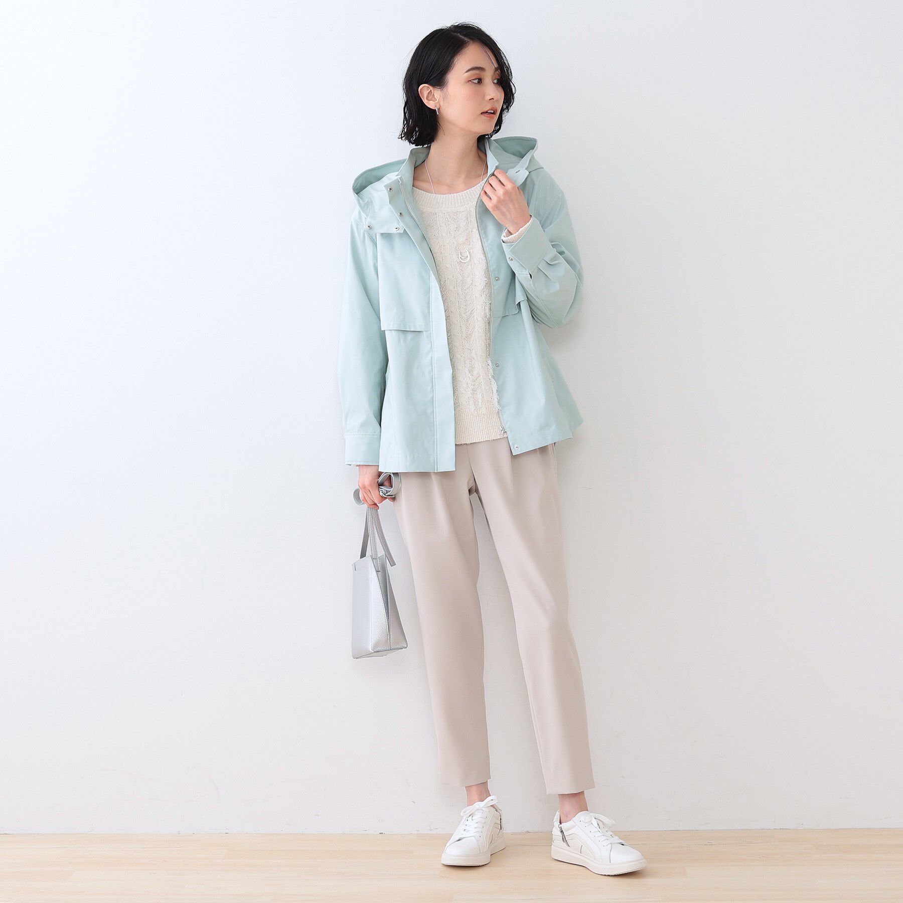 INDIVI「【撥水／UVケア】マルチWAYマウンテンパーカ」|ブルゾン・スタジャン|