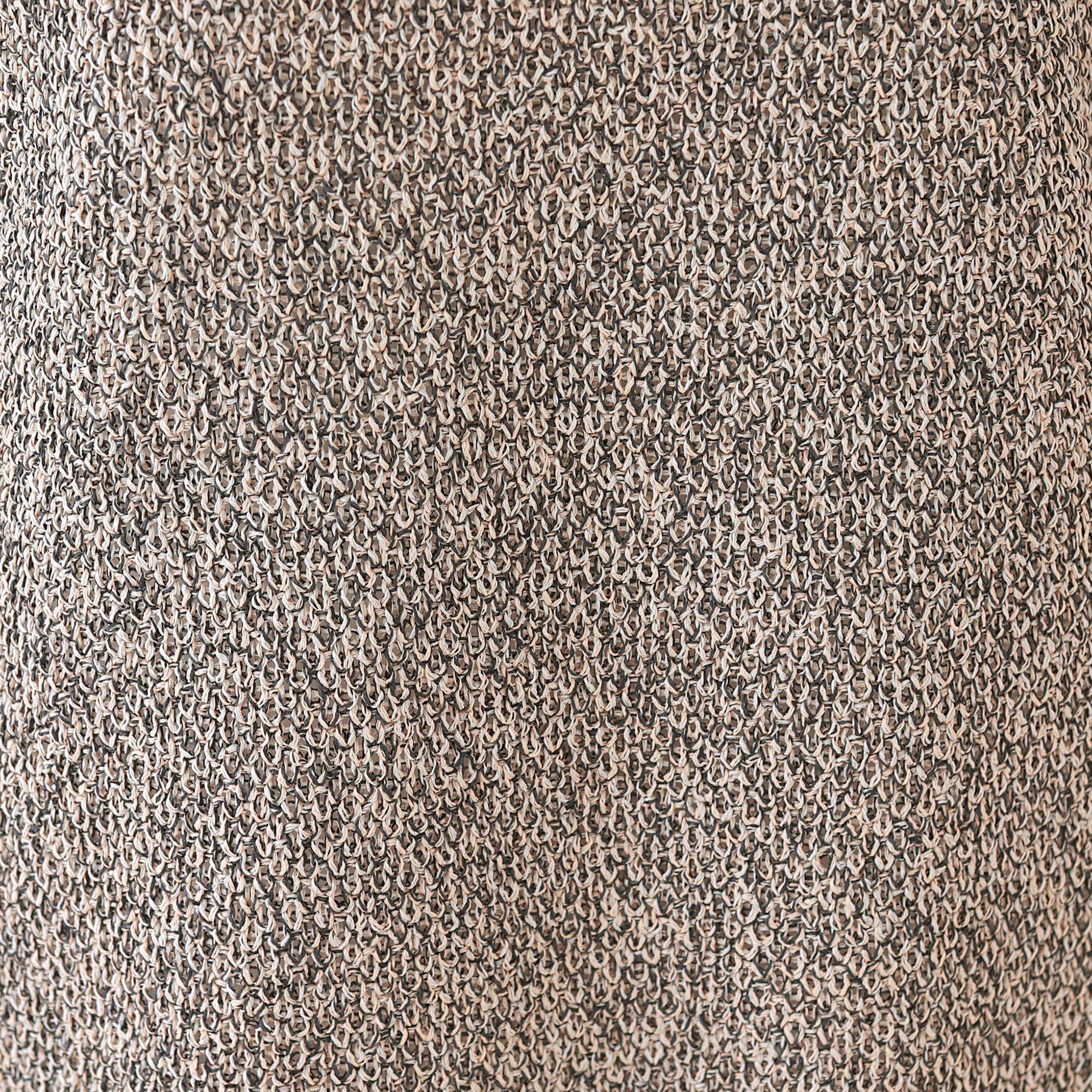 INDIVI「【和紙混素材】フレンチスリーブミックスカラーニット」|ニット・セーター|