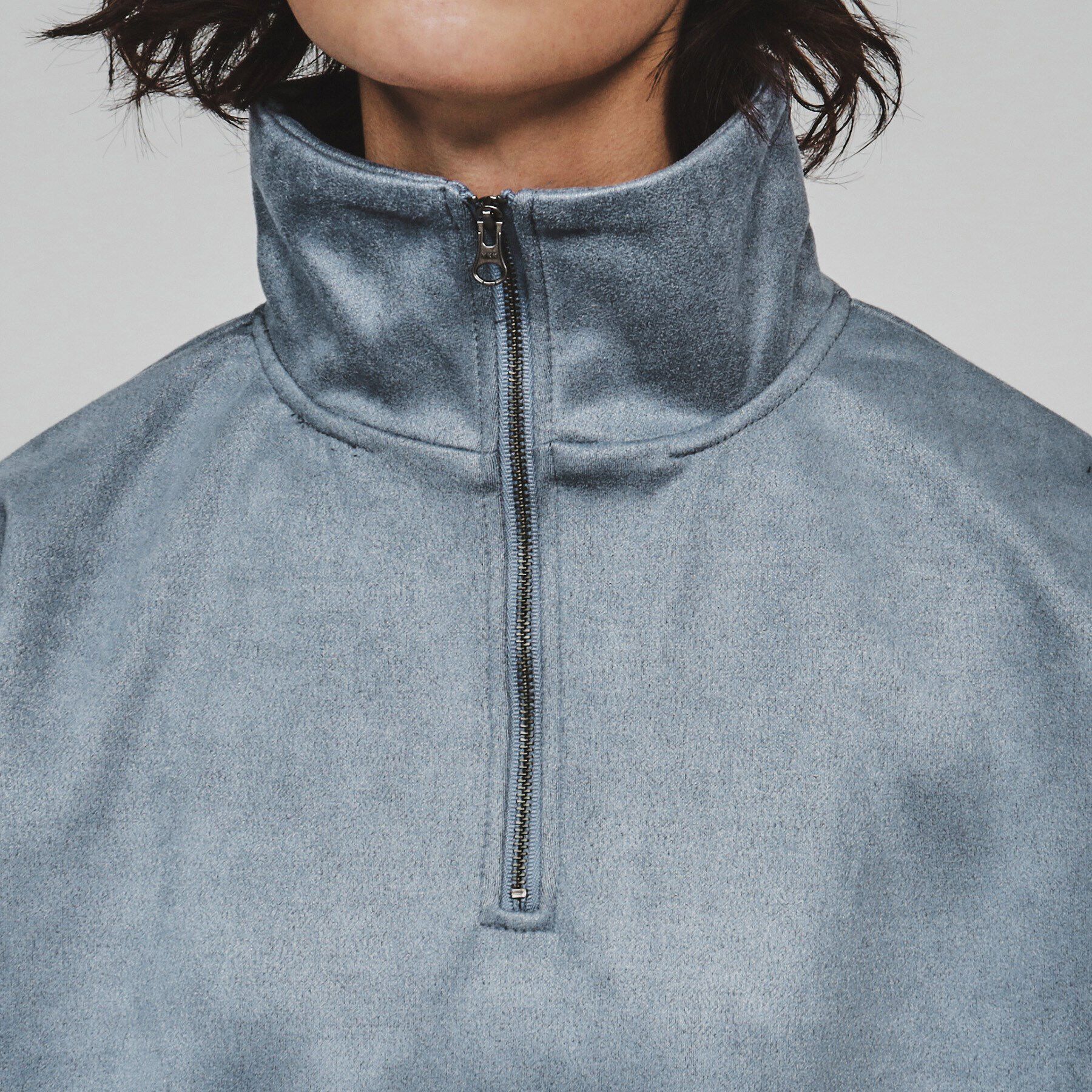 tk.TAKEO KIKUCHI「スエードプチドルマンハーフジップカットソー」|Tシャツ・カットソー|