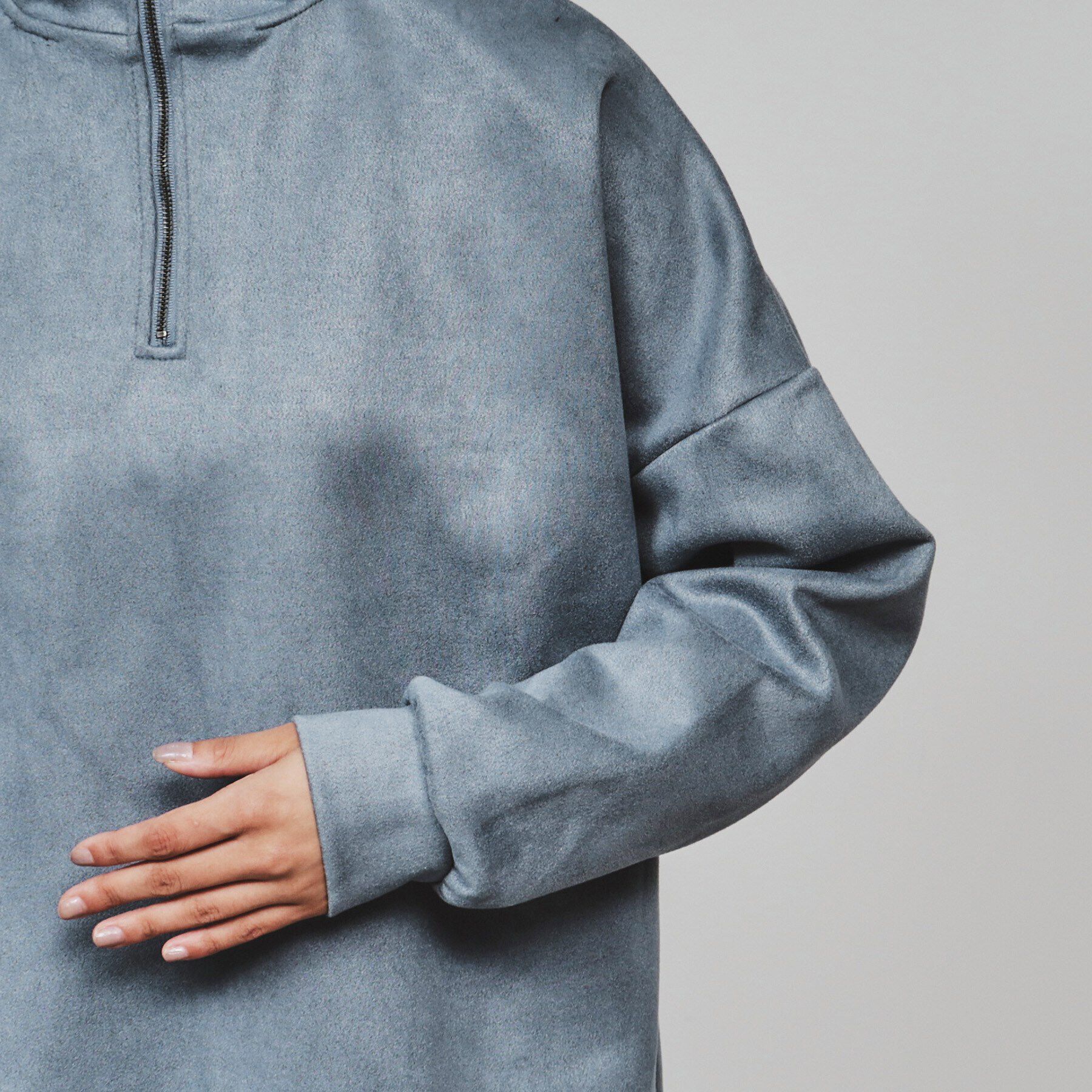 tk.TAKEO KIKUCHI「スエードプチドルマンハーフジップカットソー」|Tシャツ・カットソー|