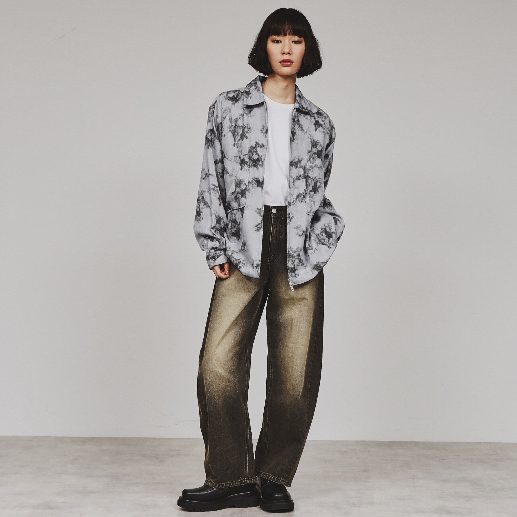 tk.TAKEO KIKUCHI「シャンブレーシャツアウター」|シャツ・ブラウス|