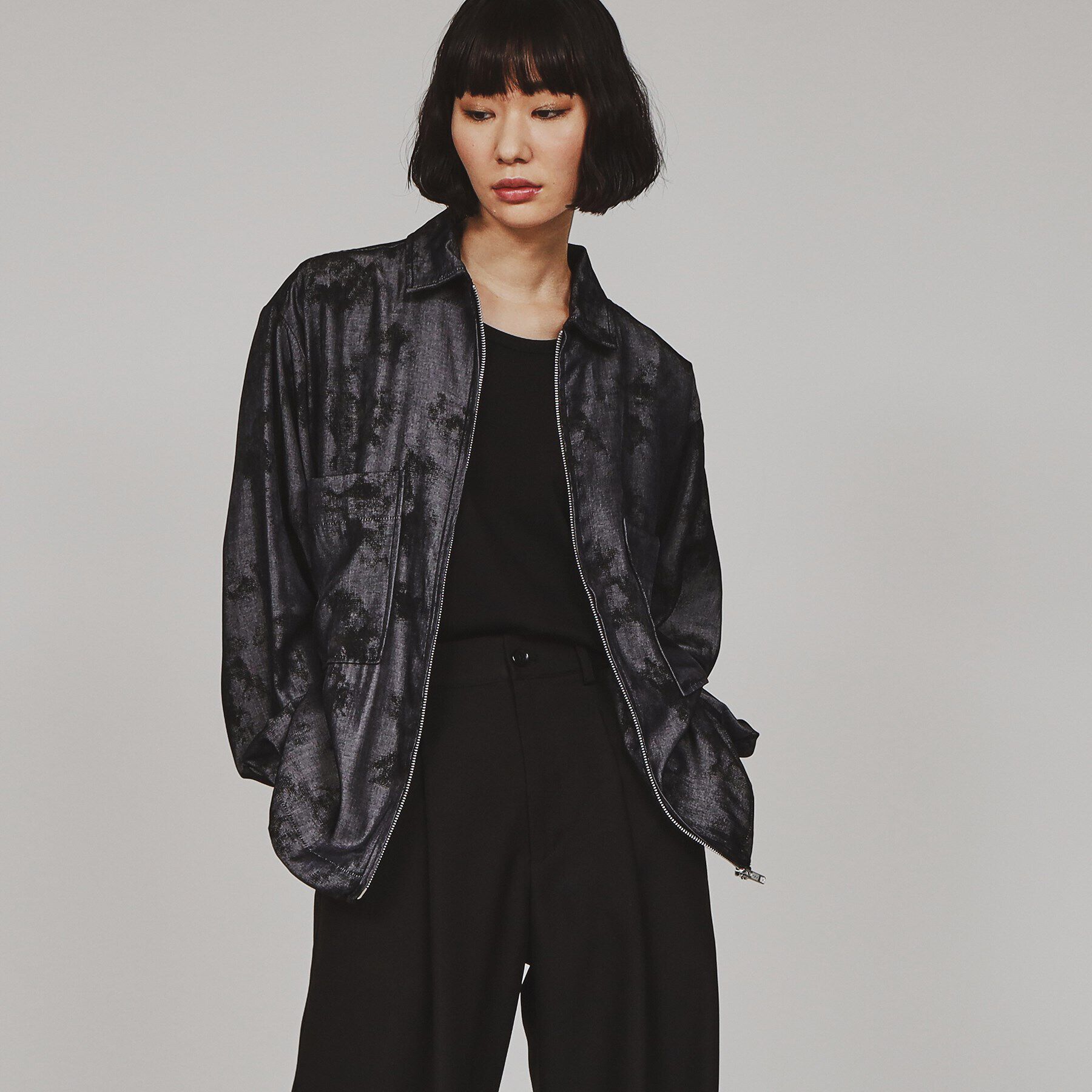 tk.TAKEO KIKUCHI「シャンブレーシャツアウター」|シャツ・ブラウス|