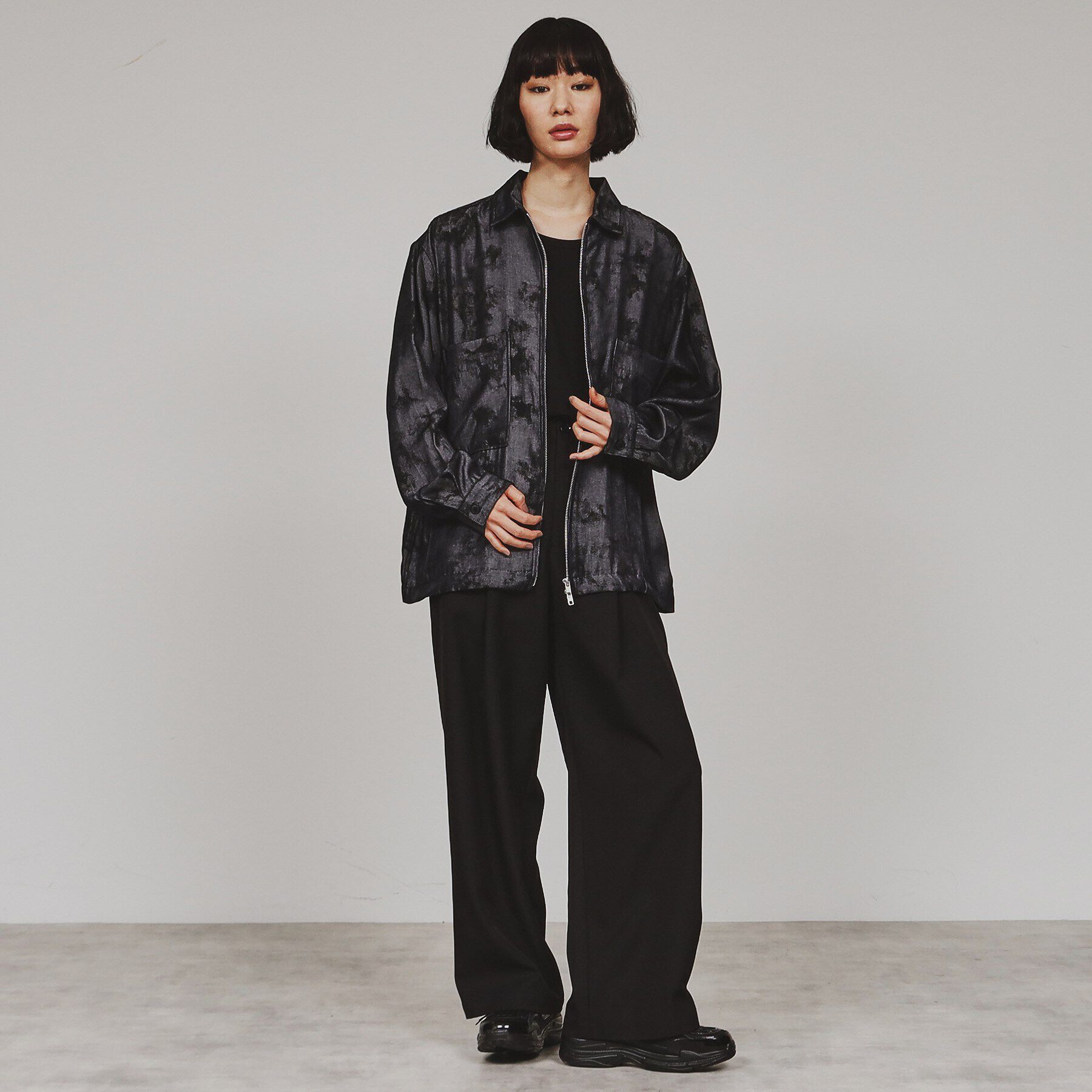 tk.TAKEO KIKUCHI「シャンブレーシャツアウター」|シャツ・ブラウス|