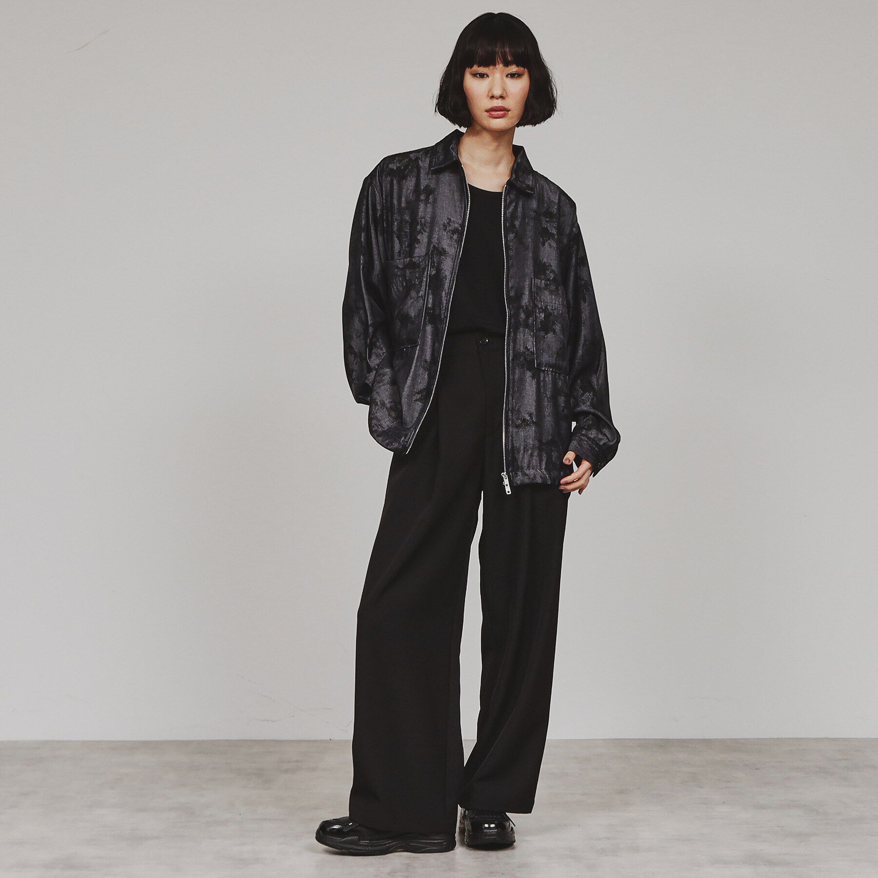 tk.TAKEO KIKUCHI「シャンブレーシャツアウター」|シャツ・ブラウス|