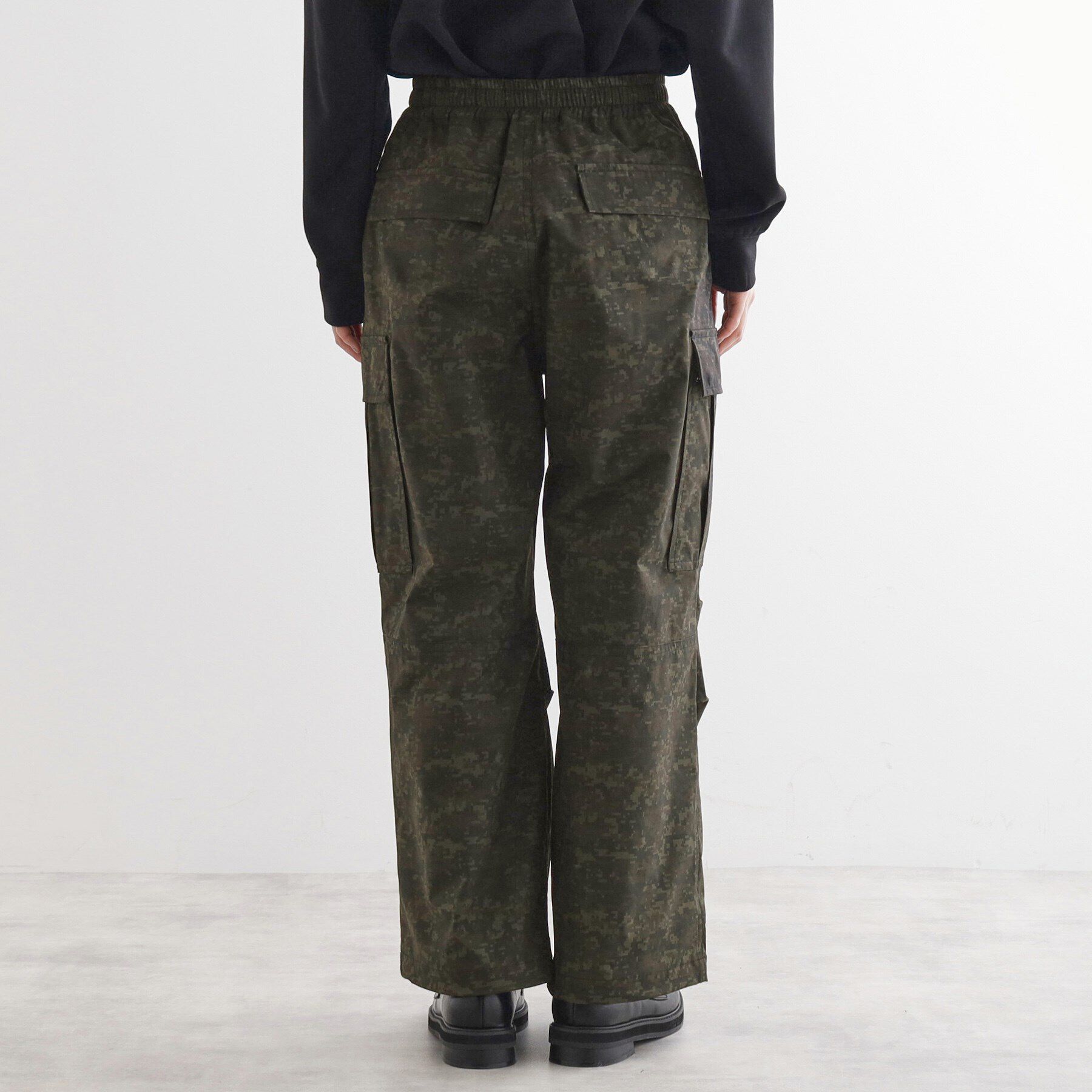 tk.TAKEO KIKUCHI「デジカモプリントワイドカーゴパンツ」|その他|