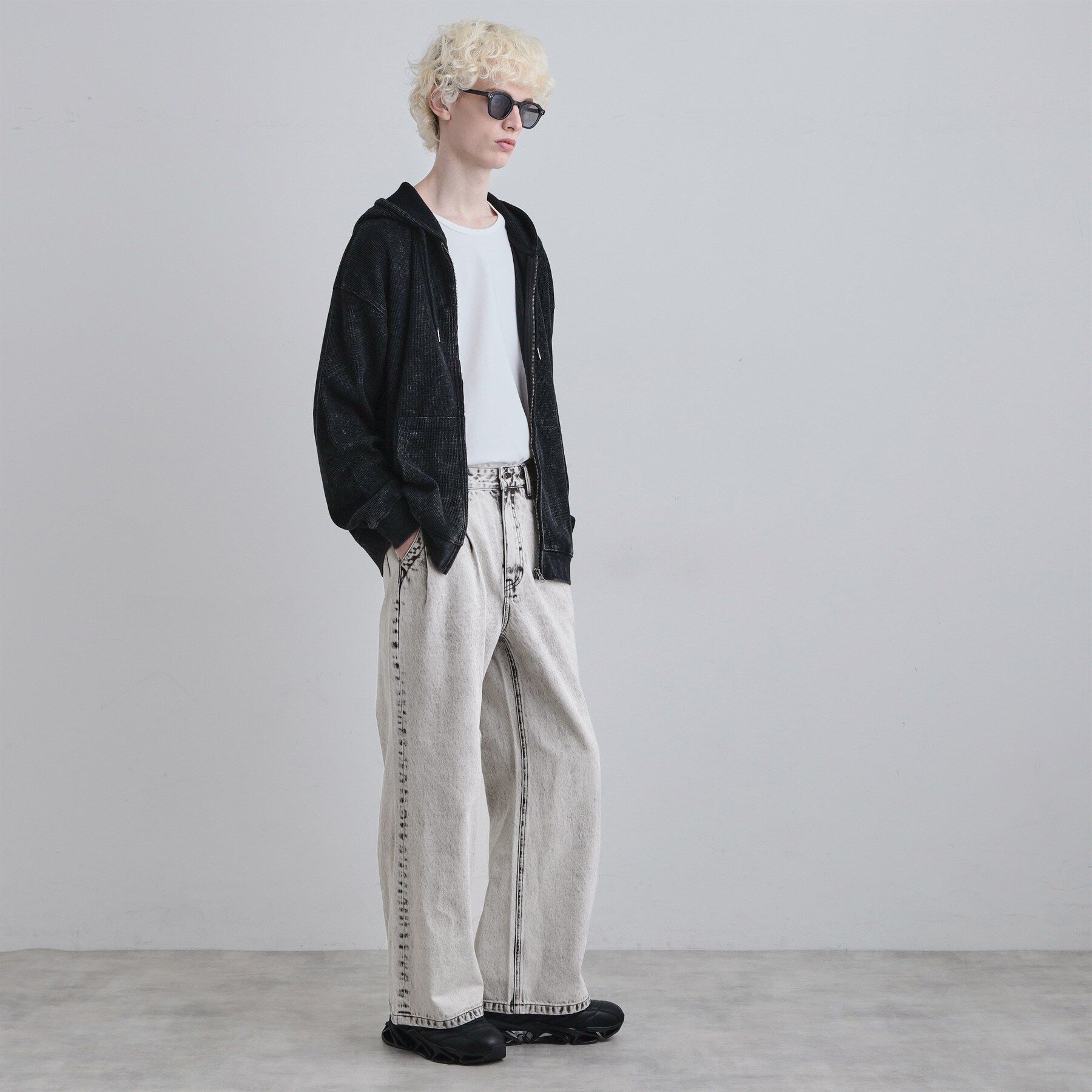 tk.TAKEO KIKUCHI「ワイドストレートレッグデニム」|デニム|