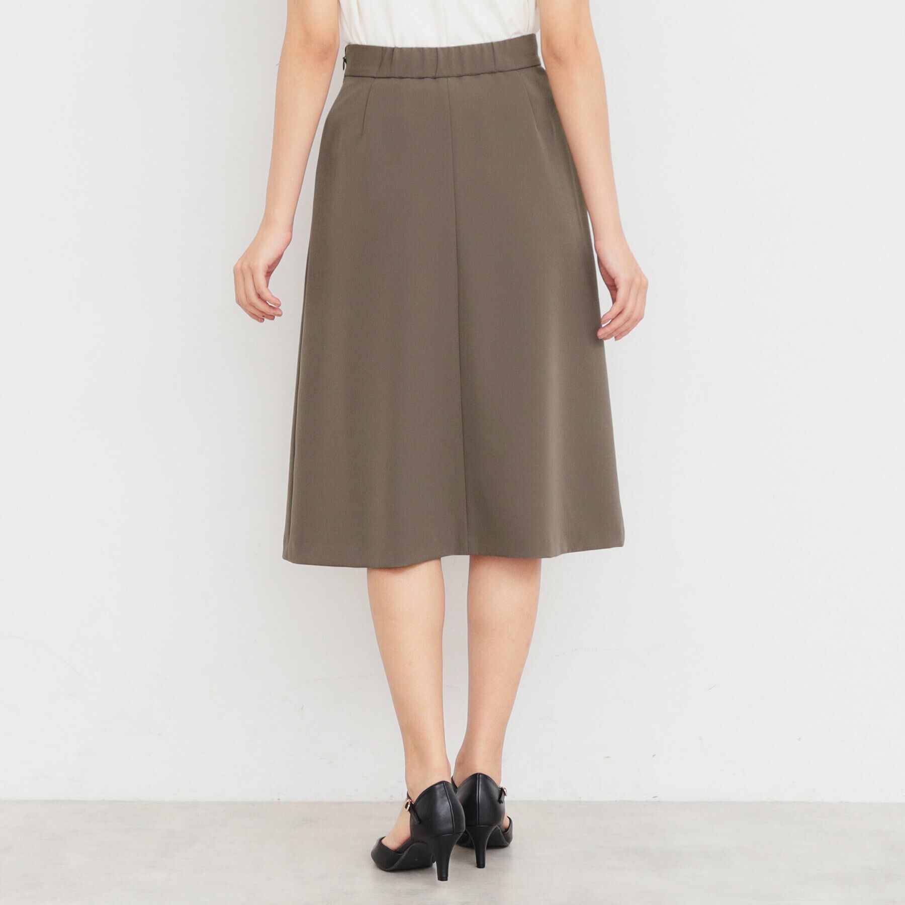 index「ストレッチタックフレアスカート/セットアップ対応 【洗濯機洗い可/防シワ/イージーアイロン】」|スカート|