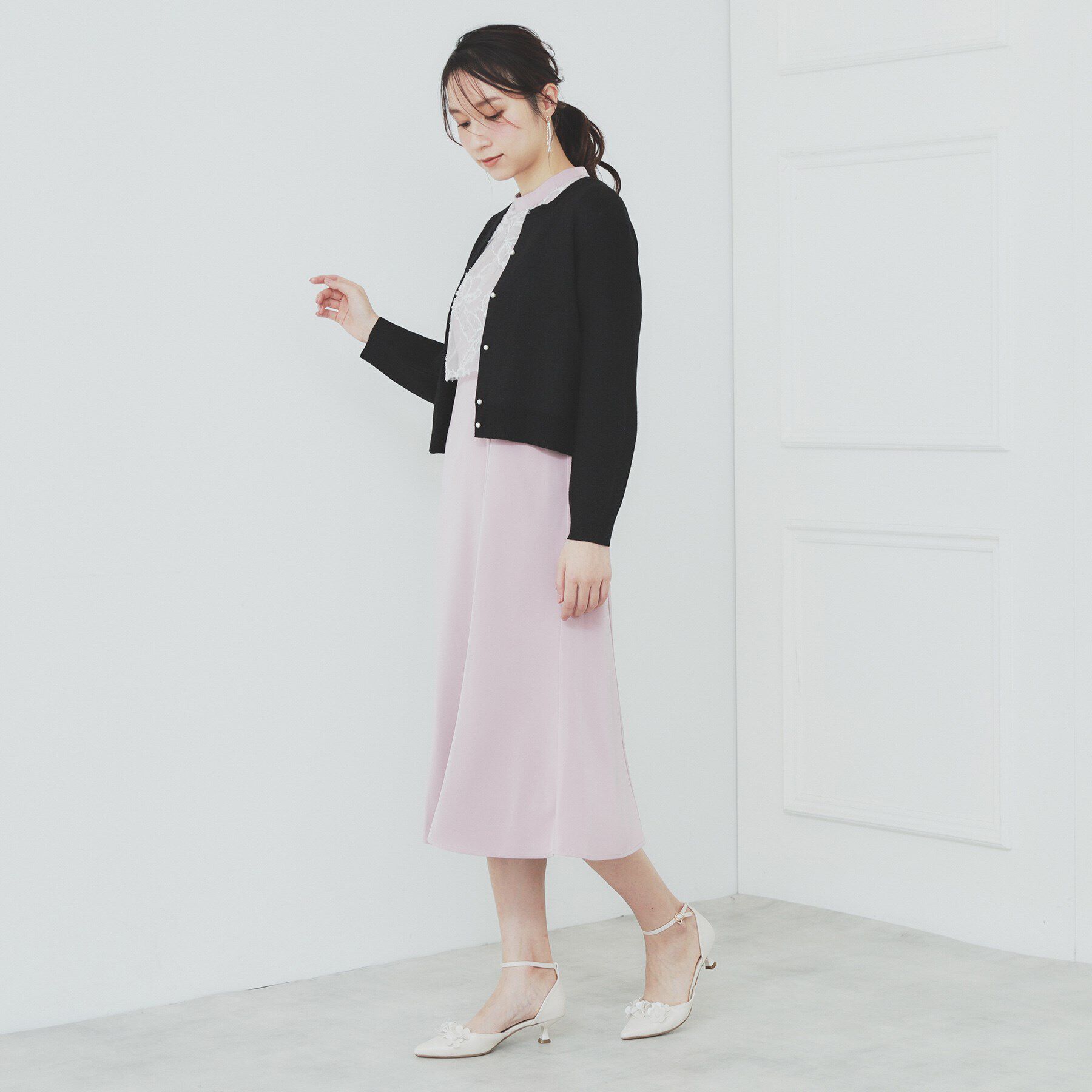 index「ラメビジューカーディガン【洗濯機洗い可】」|カーディガン|