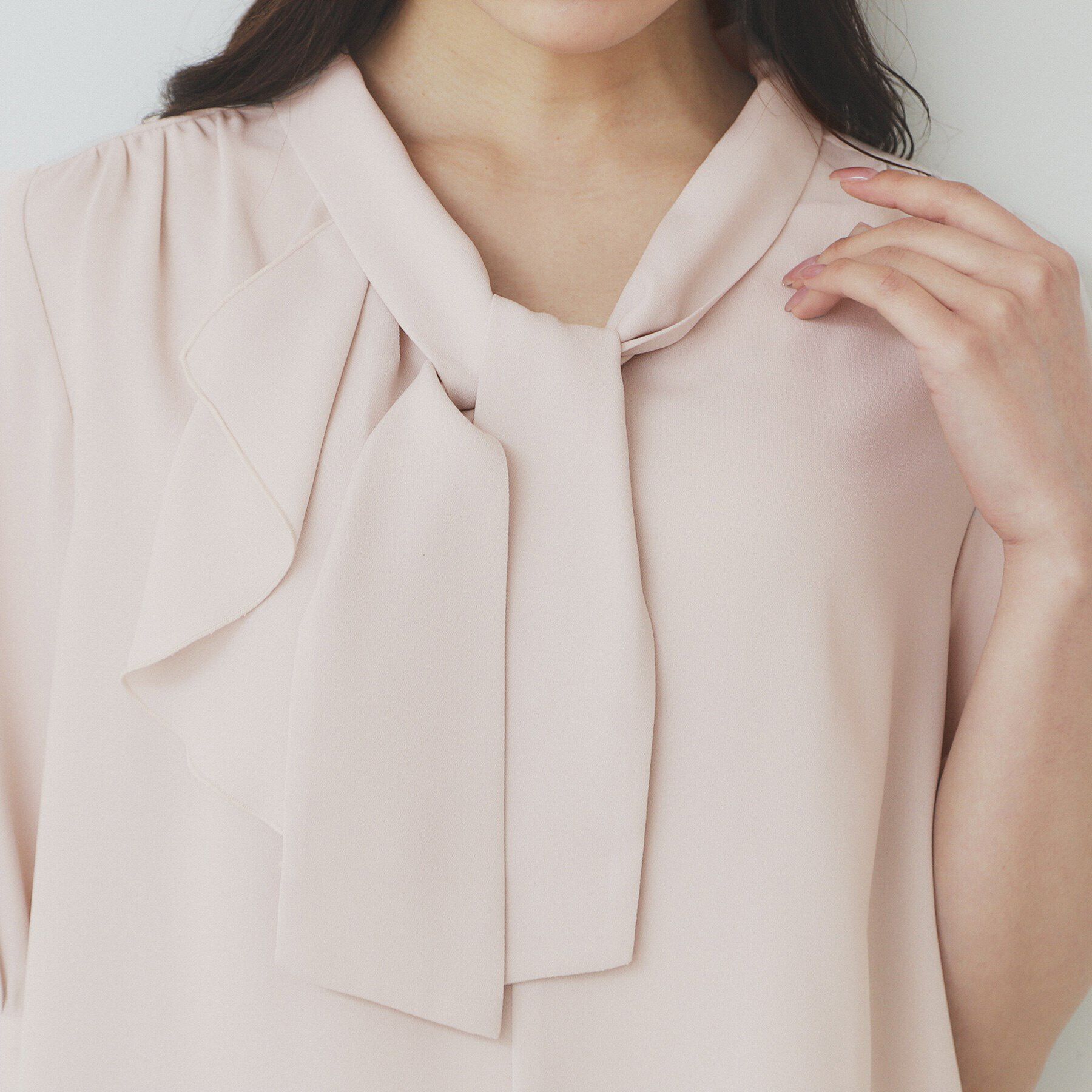 index「ラッフルボウタイブラウス【洗濯機洗い可/イージーアイロン】」|シャツ・ブラウス|