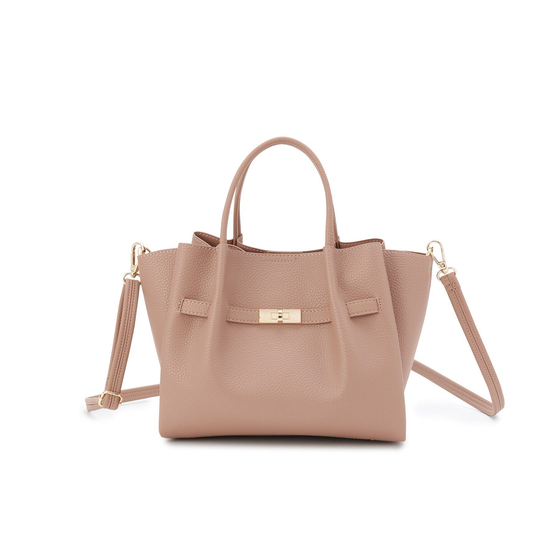 OPAQUE.CLIP「【軽量／2WAY／通勤対応】フロントベルトデザインミドルトートバッグ」|トートバッグ|