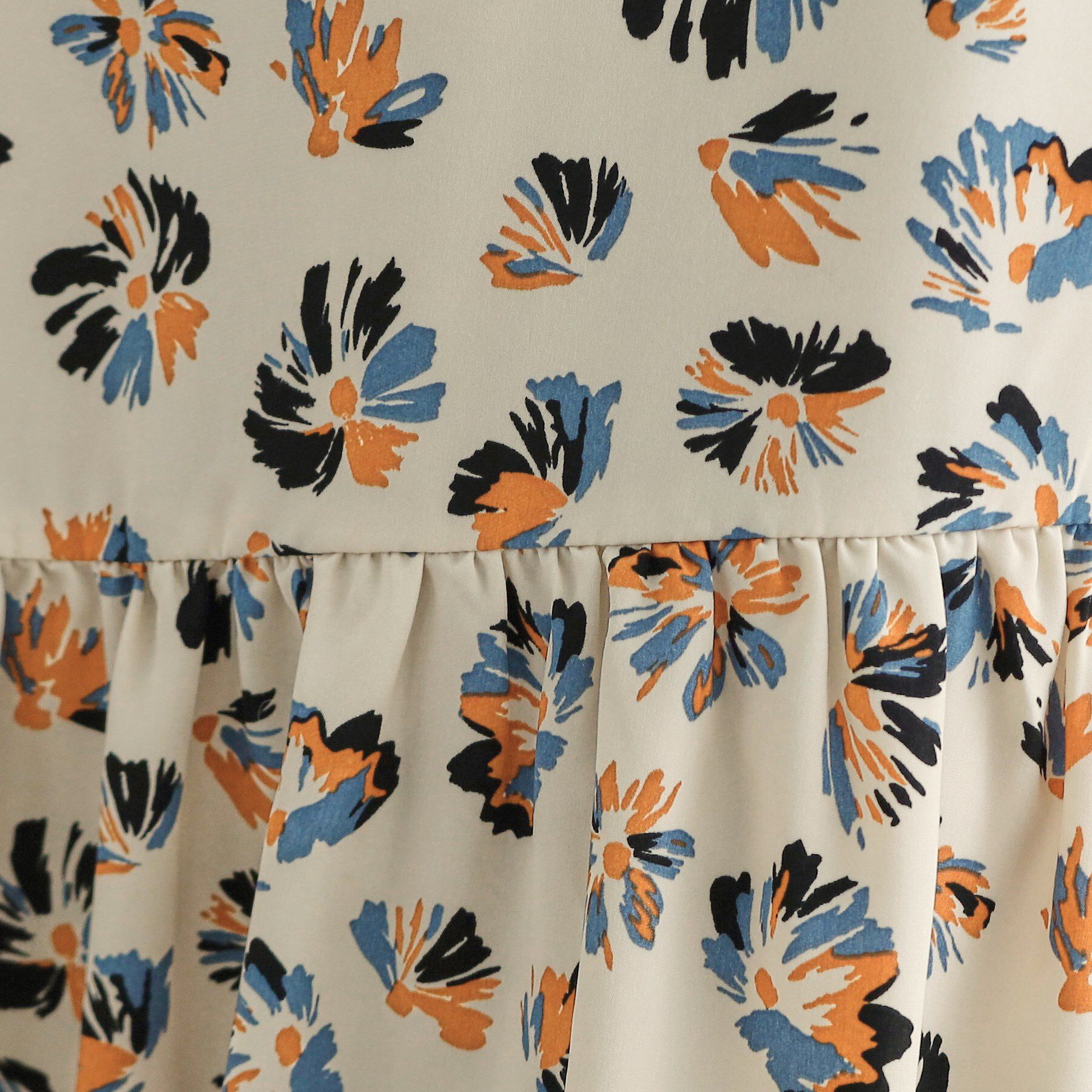 OPAQUE.CLIP「フラワープリントフレアスカート【洗濯機洗い可】」|スカート|