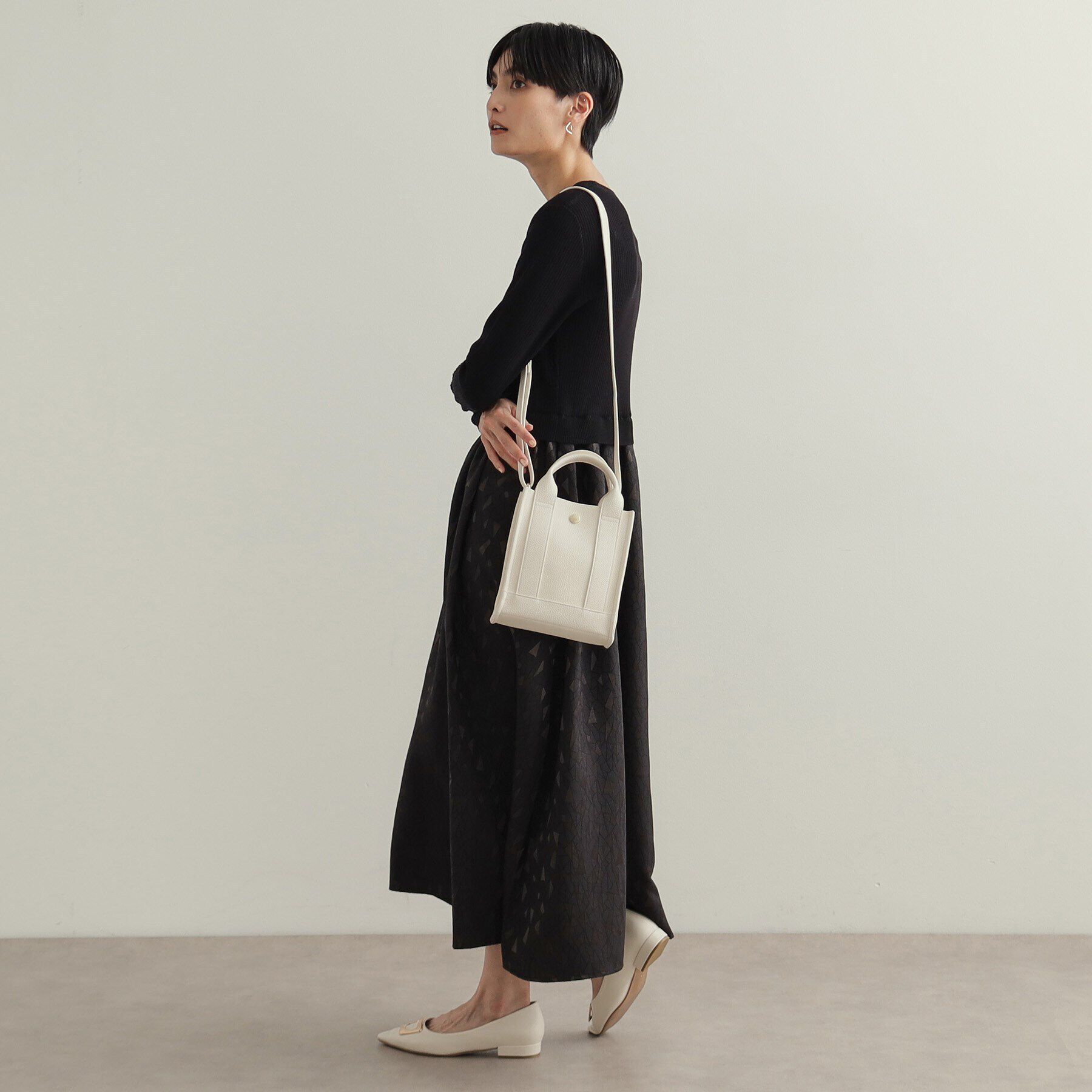 OPAQUE.CLIP「【軽量/長さ調整可能】スクエアミニショルダーバッグ」|ショルダー・メッセンジャー|