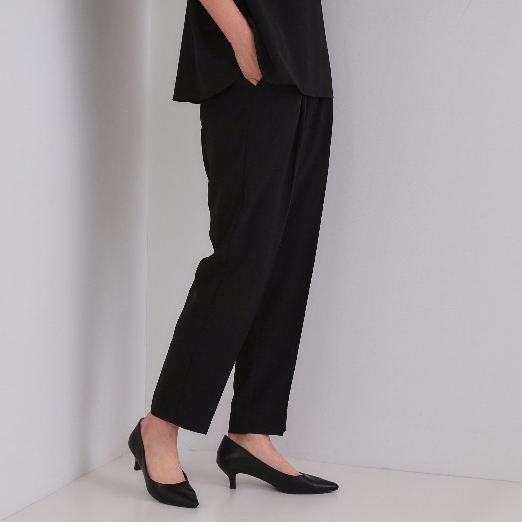 OPAQUE.CLIP「《6色展開/丈が選べる》美脚イージーテーパードパンツ/セットアップ対応【ストレッチ/洗濯機洗い可/防」|その他|