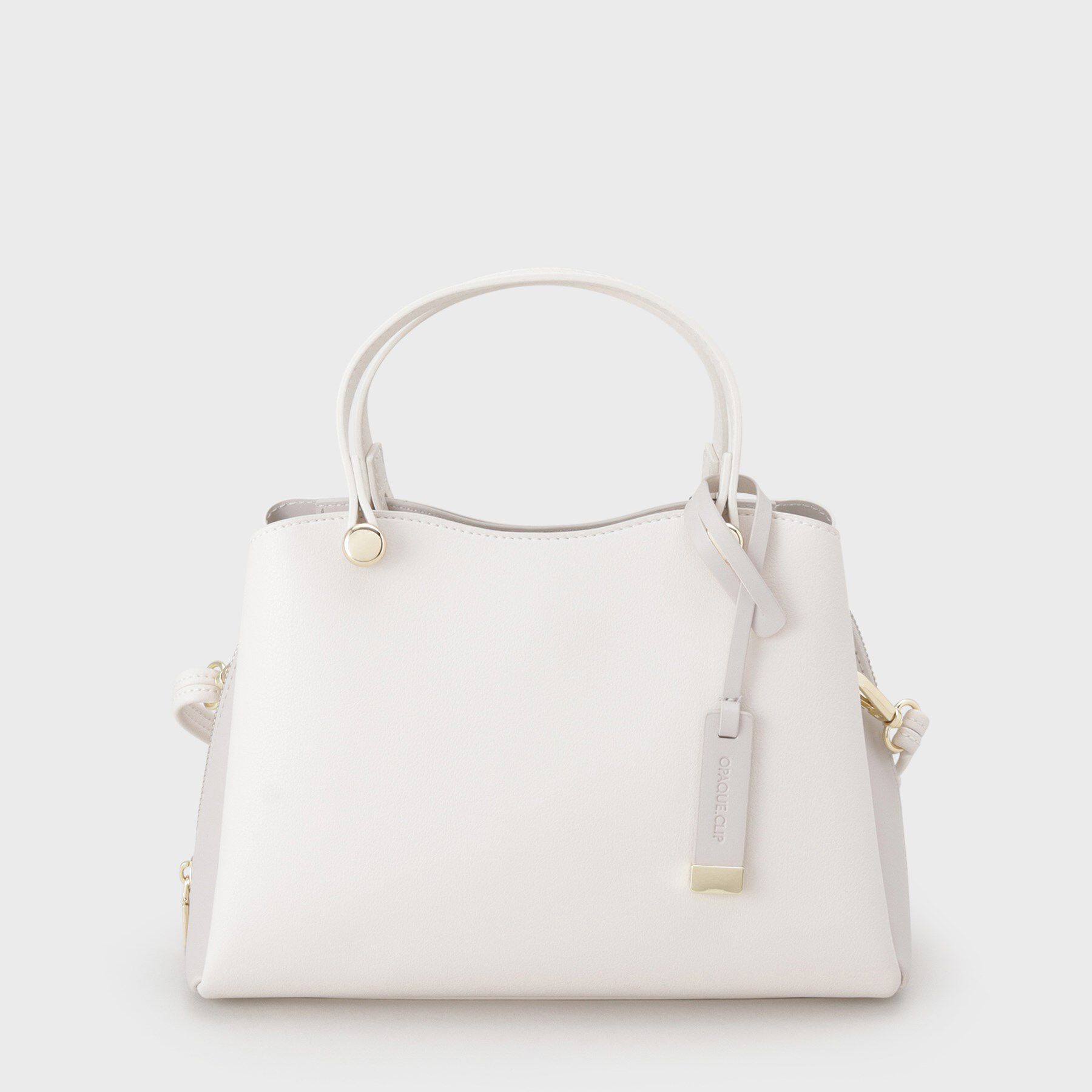 OPAQUE.CLIP「【2WAY】バイカラーミドルボストンバッグ」|ボストンバッグ|