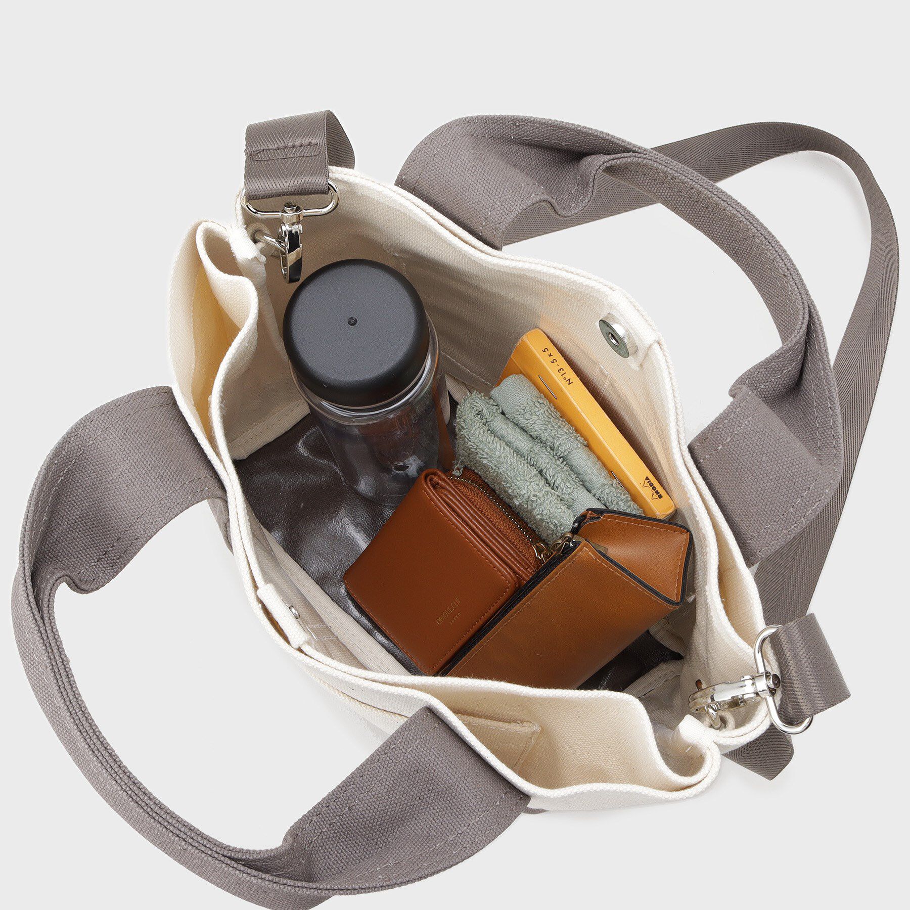 OPAQUE.CLIP「【2WAY／多ポケット】3層セパレートミドルトートバッグ」|トートバッグ|