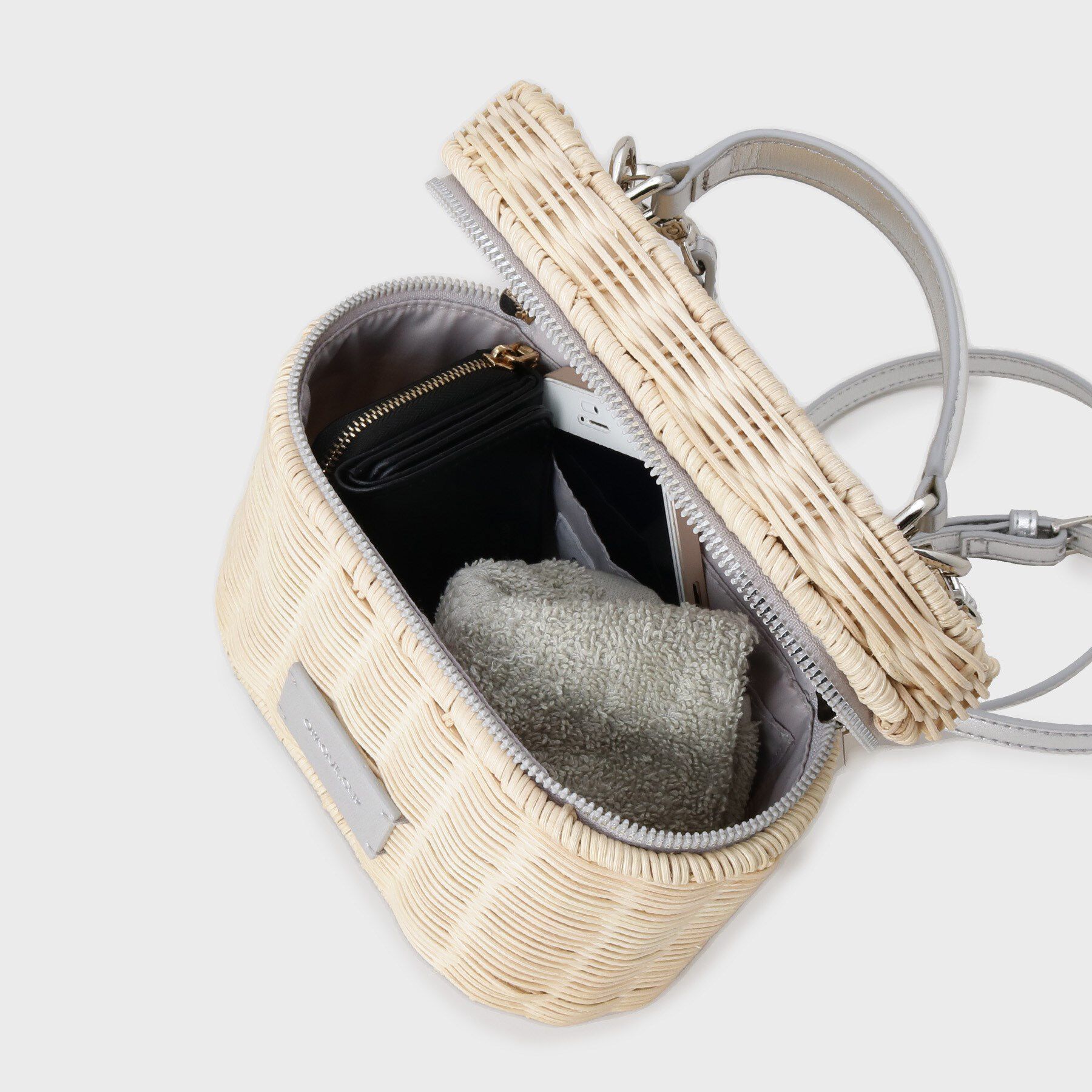 OPAQUE.CLIP「【2WAY】ラタンバニティショルダーバッグ」|ショルダー・メッセンジャー|